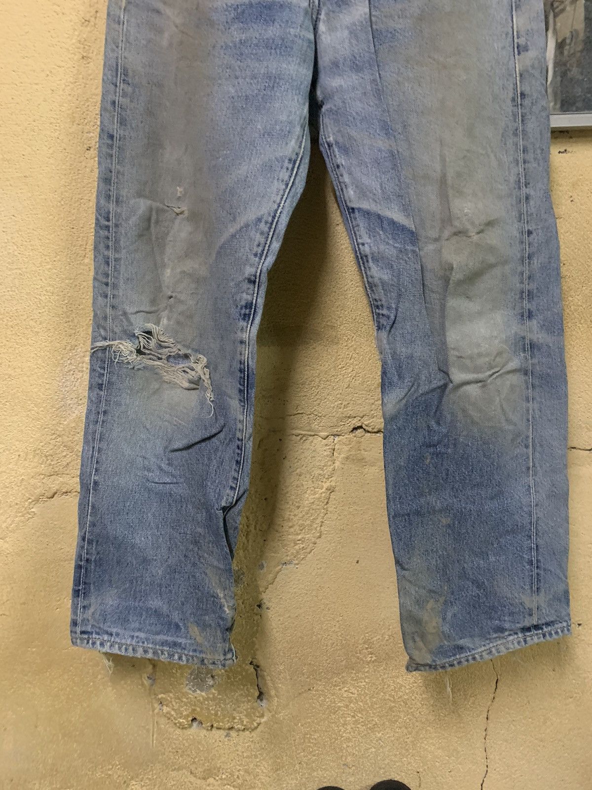 Japanese Brand × Levi's Vintage Clothing × Vintage Vintage Levi’s Big E Distressed Size US 27 - 20 Thumbnail