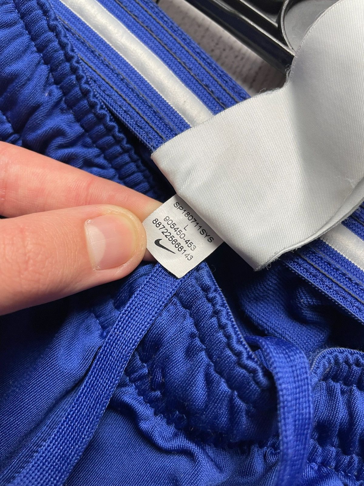 Vintage Nike Chelsea soccer joggers size L blue Size US 34 / EU 50 - 6 Thumbnail