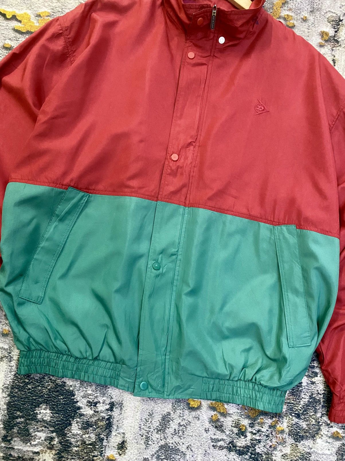 Dunlop × Vintage Vintage Dunlop Windbreaker Jacket Size US L / EU 52-54 / 3 - 6 Thumbnail