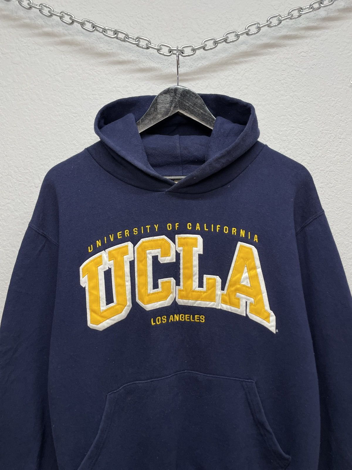 Russell Athletic Vintage 90s Russel Atletic UCLA University Boxy Fit Hoodie Size US S / EU 44-46 / 1 - 4 Thumbnail