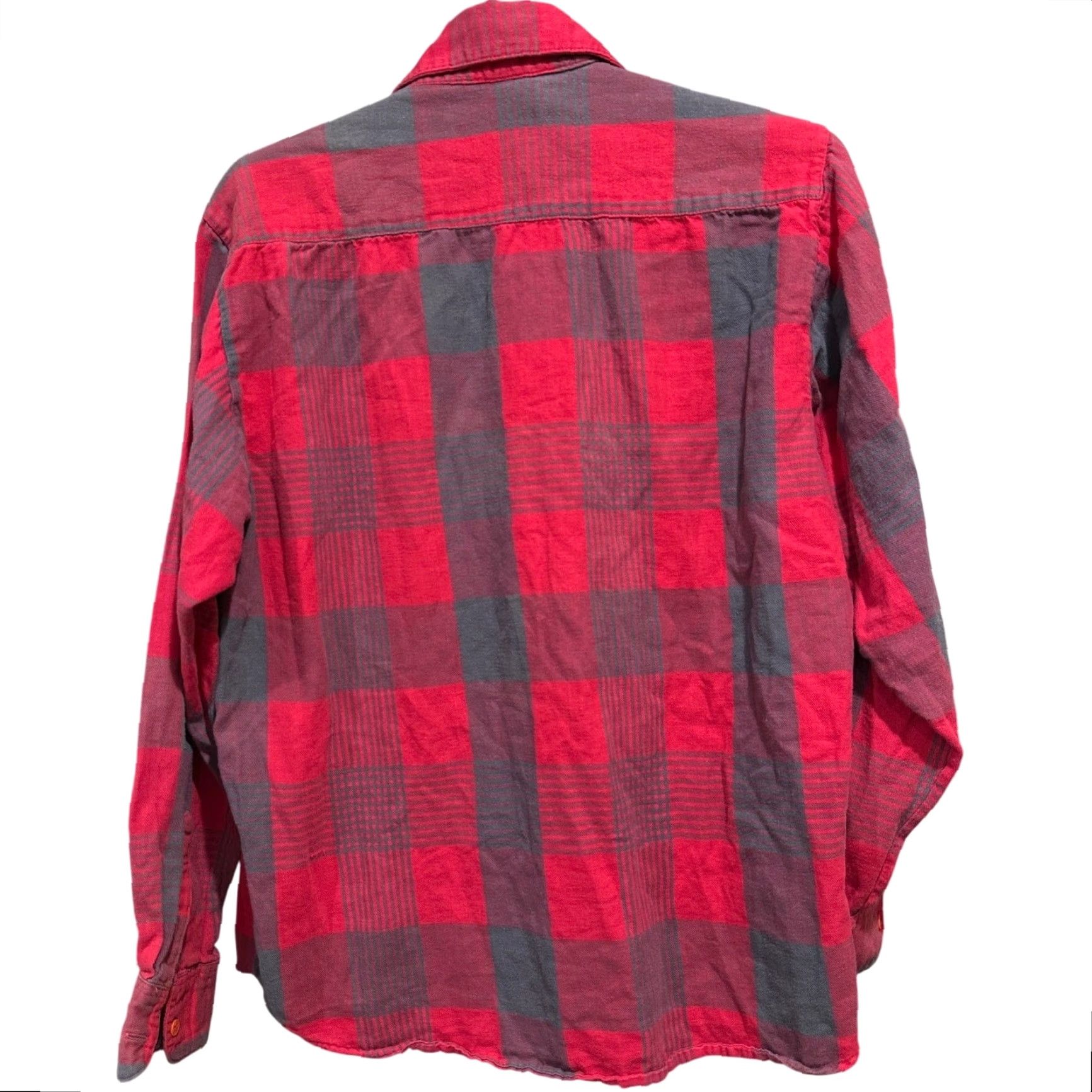 Diane von Furstenberg VINTAGE Diane von Furstenberg Shirt Women 10 Red Plaid 100% Cotton Button-Up Long Sleeve Size 10 Regular Womens Size L / US 10 / IT 46 - 6 Thumbnail