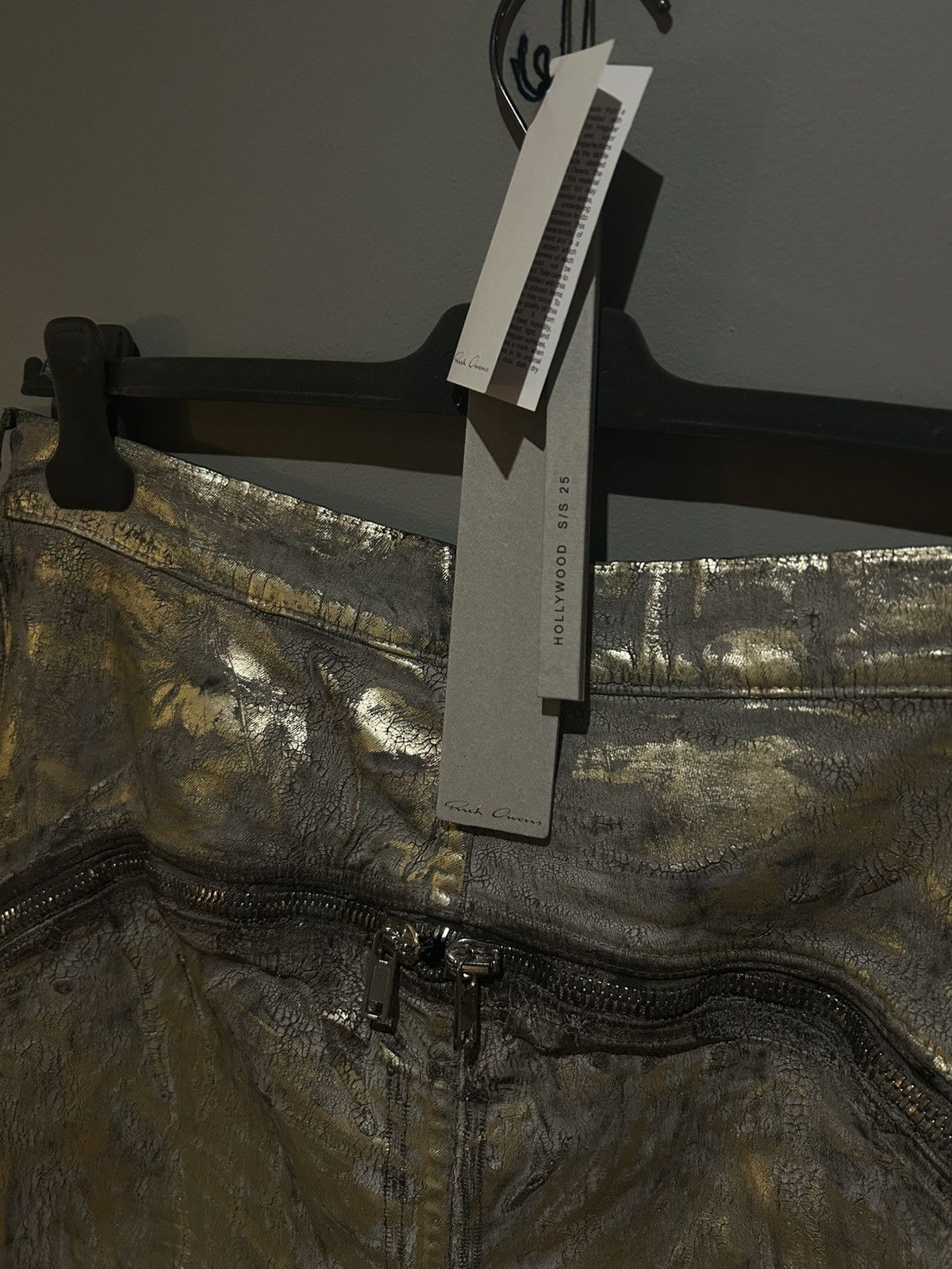 Rick Owens RICK OWENS Gold Bolan Banana Jeans Size US 33 - 2 Thumbnail