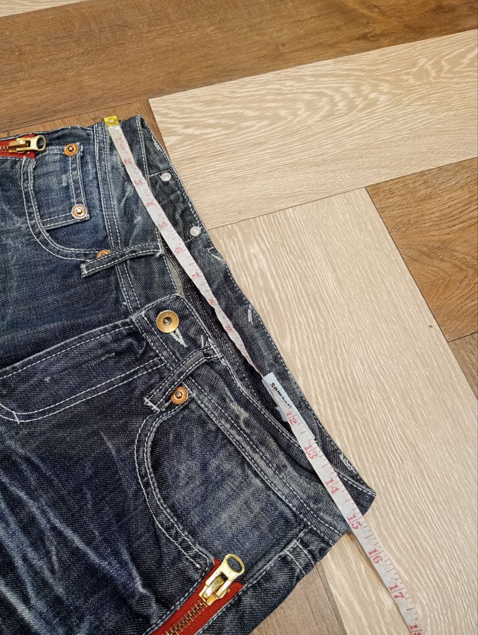 semanticdesign SEMANTIC DESIGN JAPAN RARE DISTRESSED LOOK FLARED JEANS Size US 30 / EU 46 - 12 Thumbnail