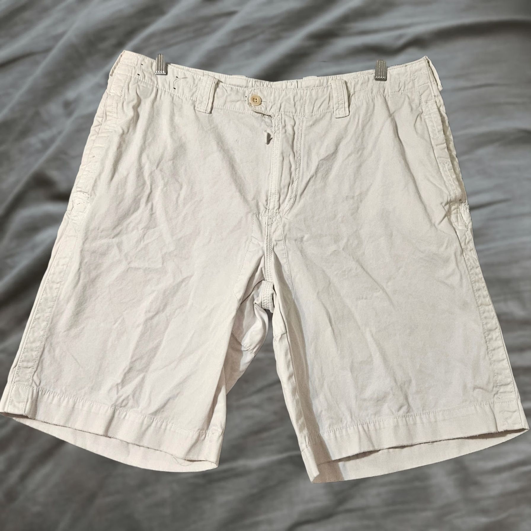 Polo Ralph Lauren VINTAGE Polo Ralph Lauren Army Military Paratrooper Style Chino Shorts Men's 36 White Polo Ralph Lauren Chino Shorts 36 Mens White 90s Size US M / EU 48-50 / 2 - 1 Thumbnail