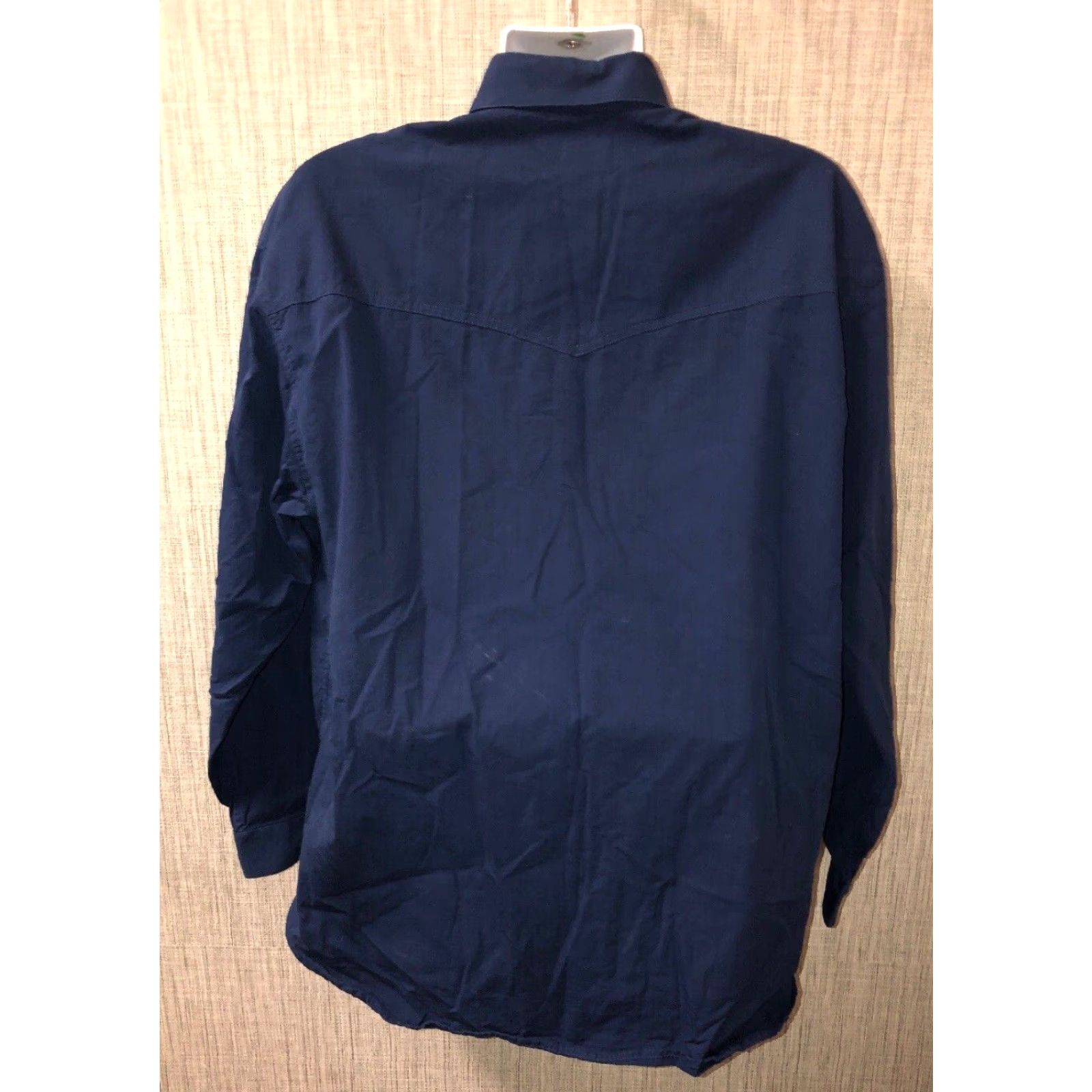 Vintage Wyoming Traders Mens Long Sleeve Button-Front Shirt XL Blue Casual Western Fashion Size US XL / EU 56 / 4 - 4 Thumbnail