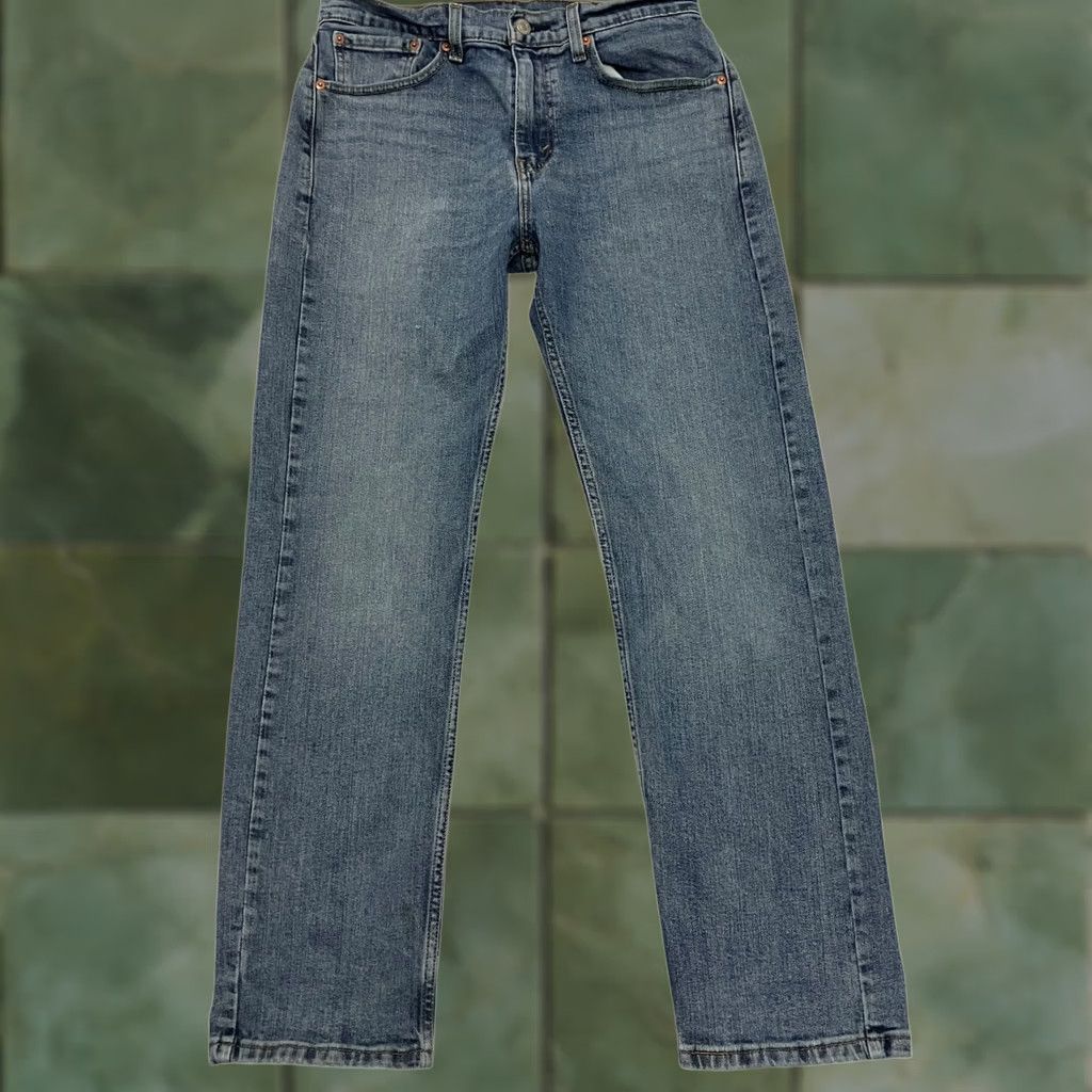 Levi's VINTAGE Levi's 505 Jeans Mens 32W 29L Blue Regular Straight Leg Stretch Denim Red Tab 90s Size US 32 / EU 48 - 1 Thumbnail