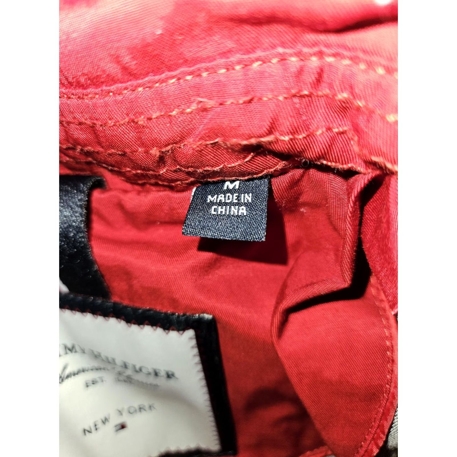 Tommy Hilfiger Tommy Hilfiger Coat Womens M Red Hooded Belted Trench Lined Twill Classic Button Buckle Pockets Mid-Length Apparel Womens Size M / US 6-8 / IT 42-44 - 3 Thumbnail