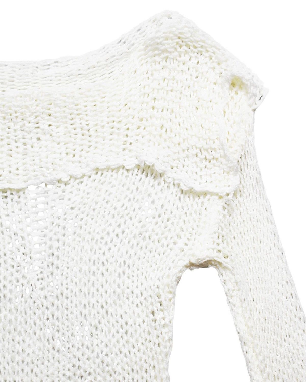 Japanese Brand 2000S JAPANESE MADE RIPPED KNIT Size ONE SIZE - 3 Thumbnail