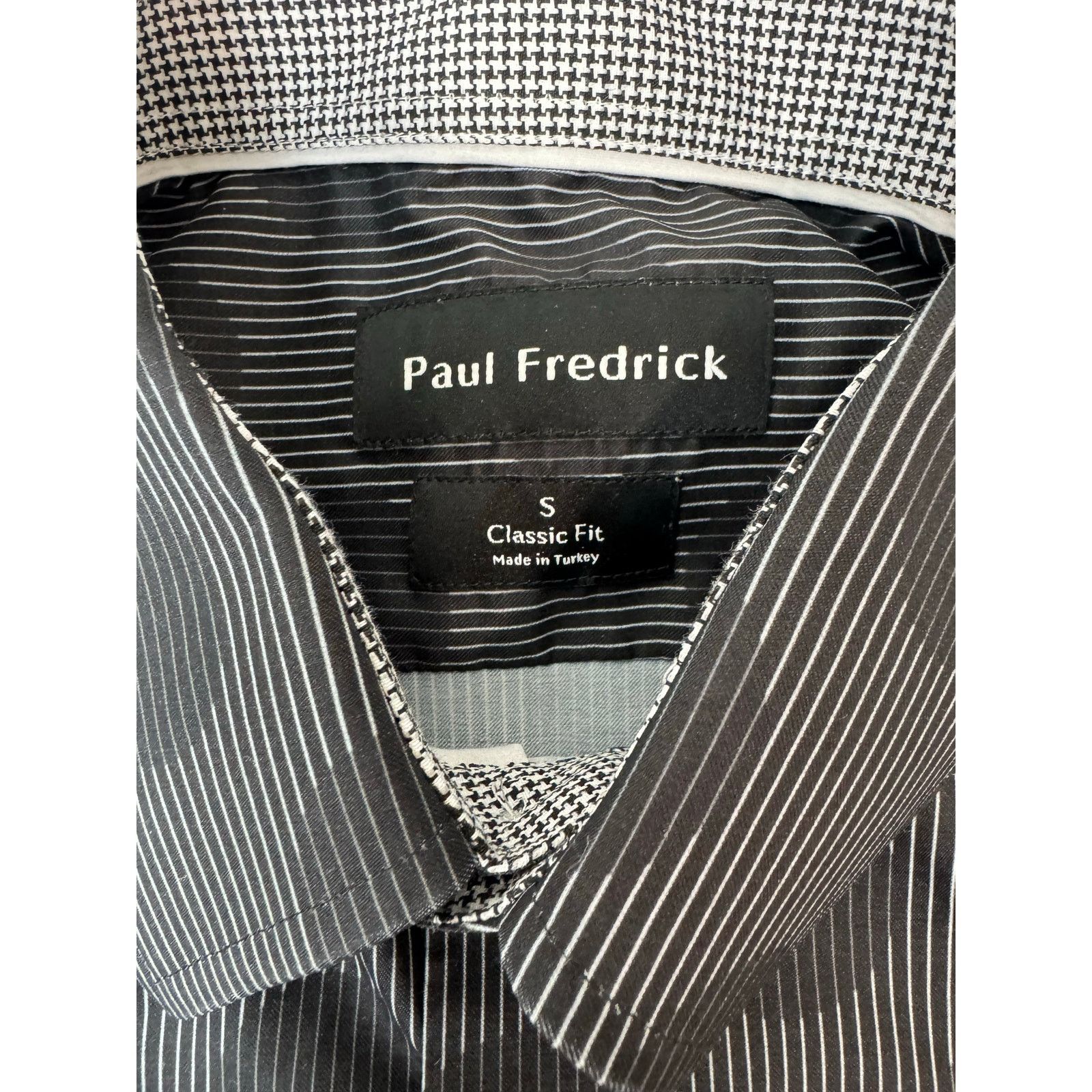 Paul Fredrick NWT Paul Frederick Button Down Dress Shirt Contrast Small Size US S / EU 44-46 / 1 - 5 Thumbnail