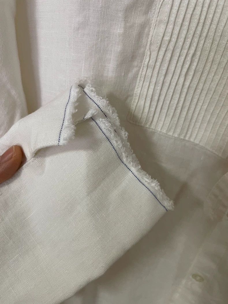 Greg Lauren greg lauren Cotton and linen shirt long style 2506-Nextarro Size US L / EU 52-54 / 3 - 3 Thumbnail