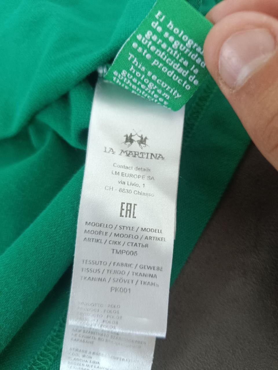 La Martina La martina Polo T-shirt shirt luxury vintage Size US XL / EU 56 / 4 - 6 Thumbnail