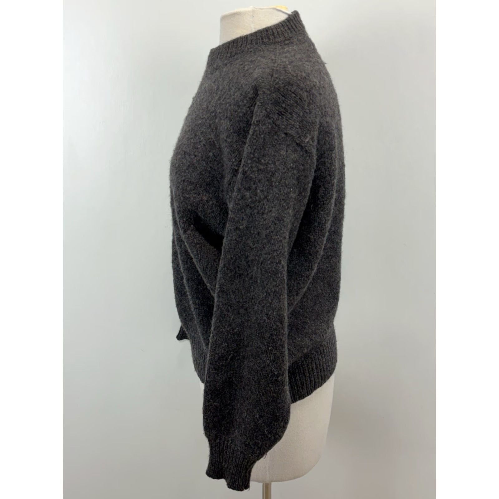 Vintage VINTAGE L.L. Bean Wool Blend Sweater Women’s XL Grey Mock Neck 80s Pullover USA Womens Size XL / US 12-14 / IT 48-50 - 2 Thumbnail