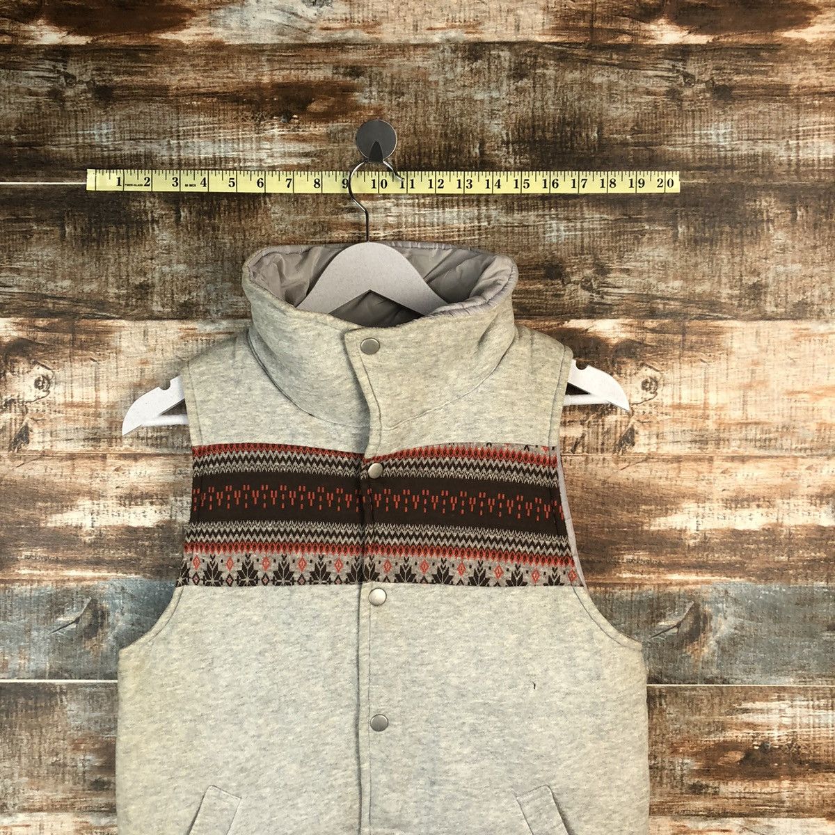 Japanese Brand Japanese Brand Grey Vest vintage #A1585 Size M / US 6-8 / IT 42-44 - 2 Thumbnail