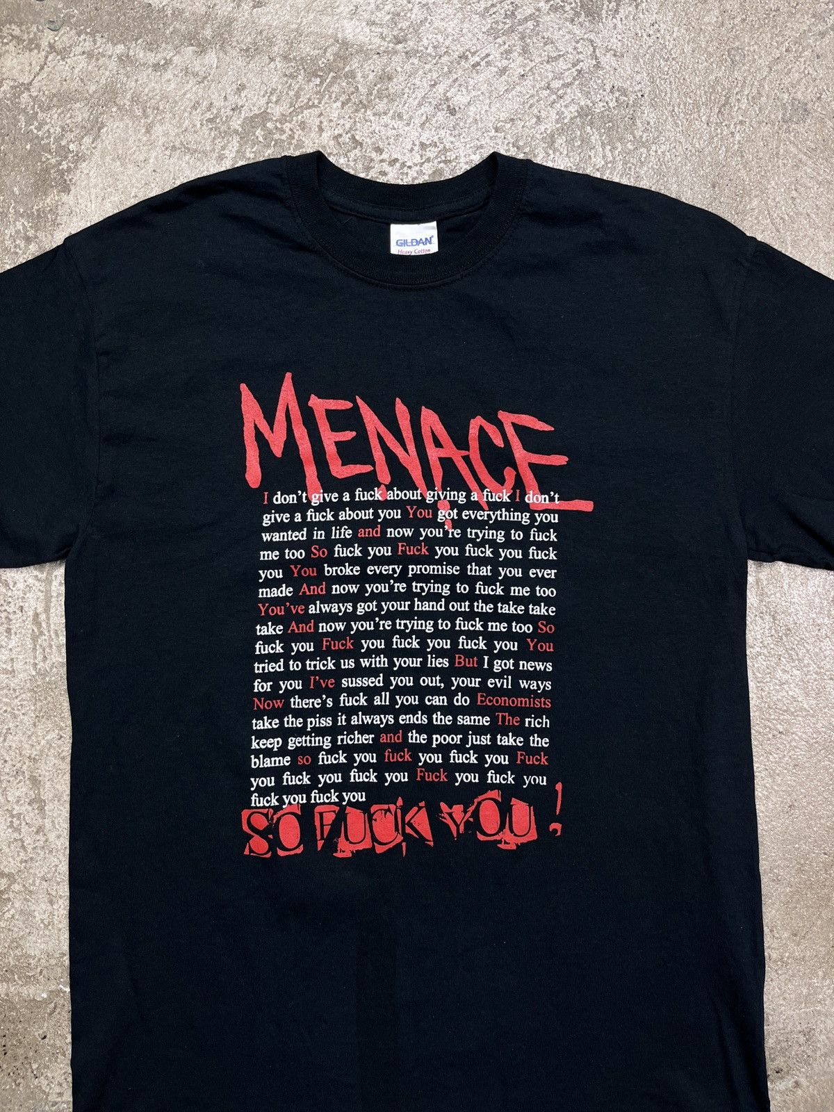 Vintage FUKC Y2K TEE - LOT № 690 Size US M / EU 48-50 / 2 - 2 Thumbnail