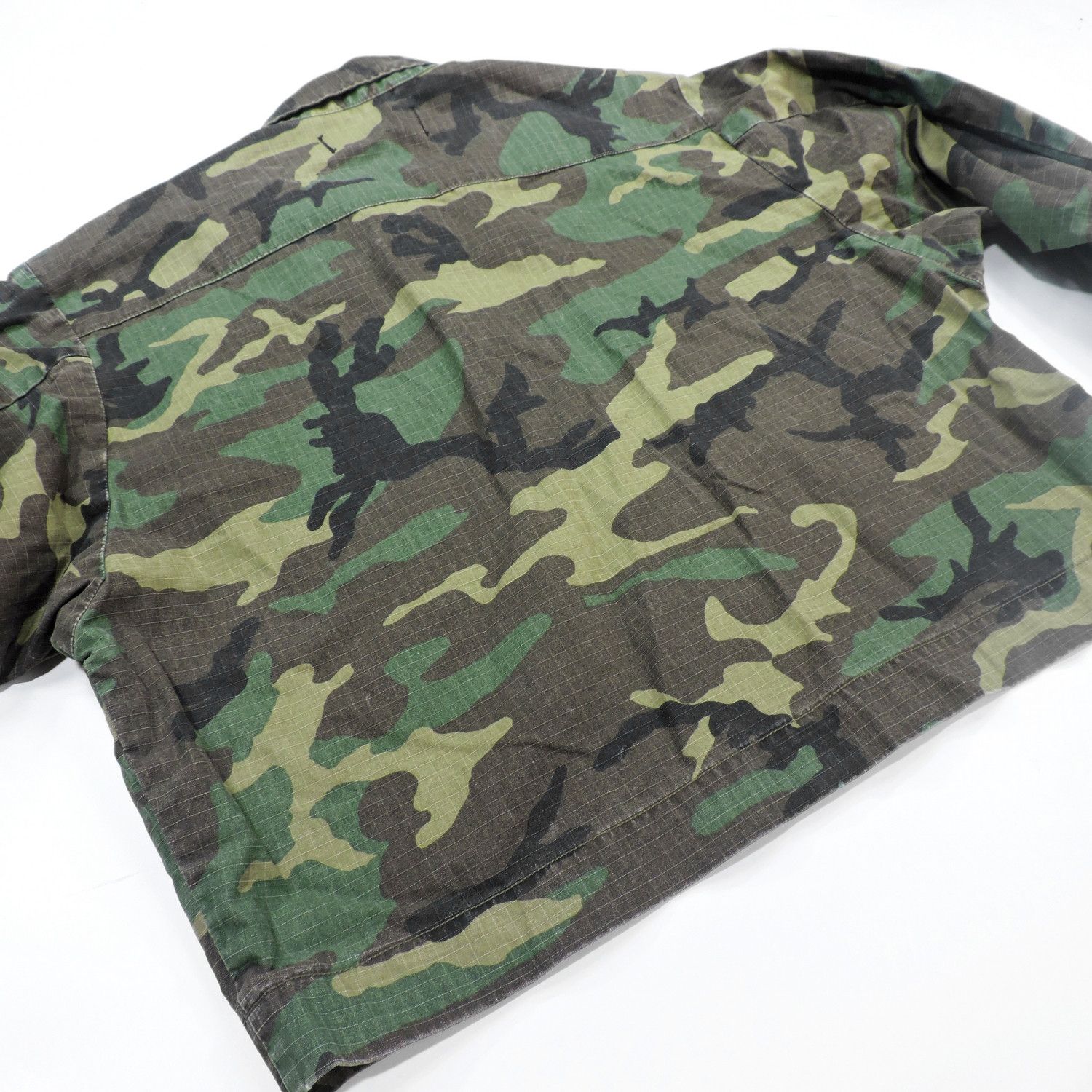 Japanese Brand RNA INC. CAMOUFLAGE SLANT POCKET LONG SLEEVE SHIRT Size US M / EU 48-50 / 2 - 11 Thumbnail