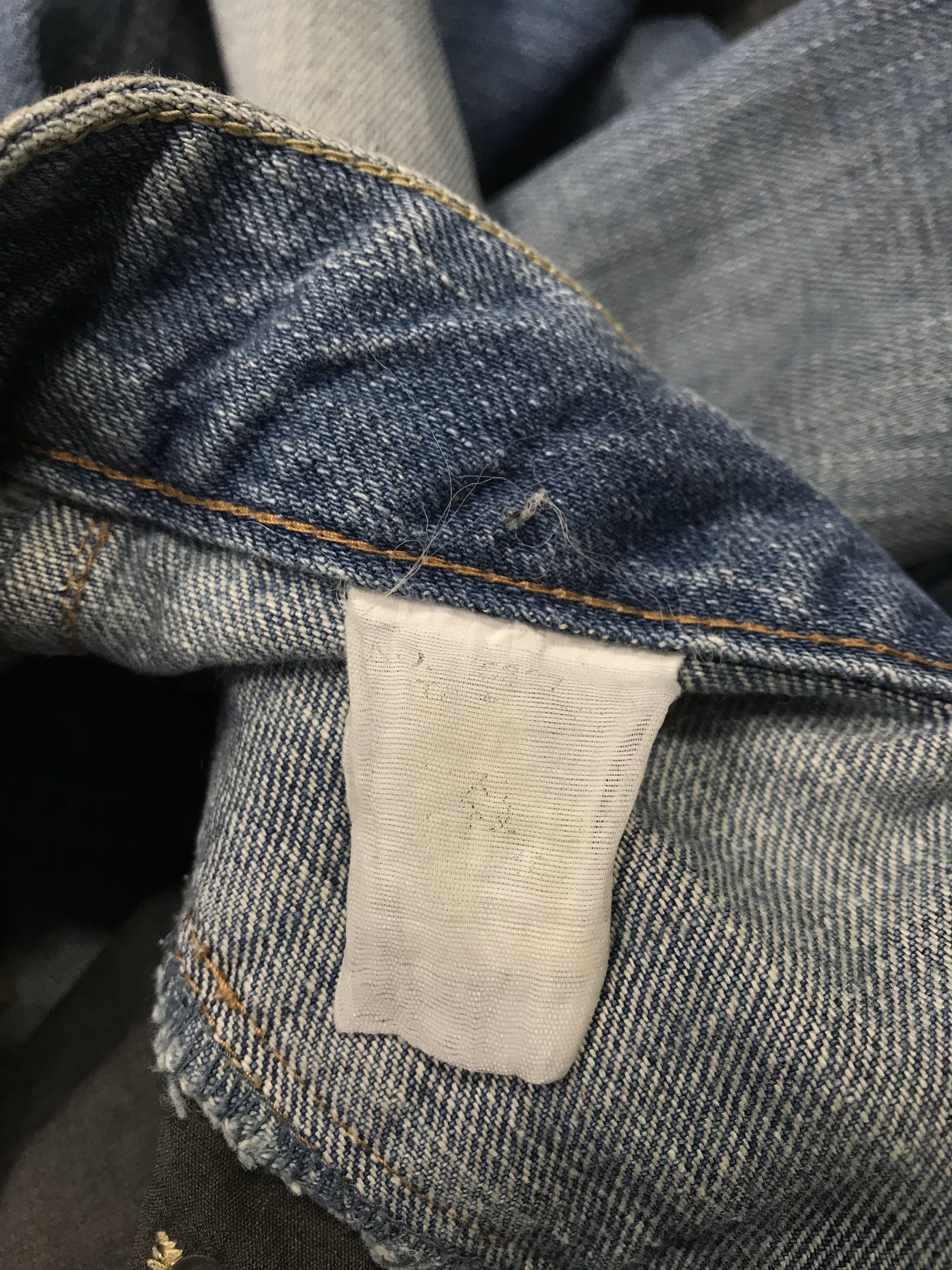 Japanese Brand Vintage Dominate Double Waist Indigo Denim Jeans Size US 32 / EU 48 - 6 Thumbnail