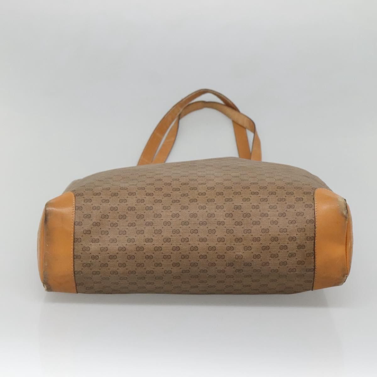 Gucci GUCCI Micro GG Canvas Tote Bag Pvc Beige Gold 002 123 002 Size ONE SIZE - 10 Thumbnail