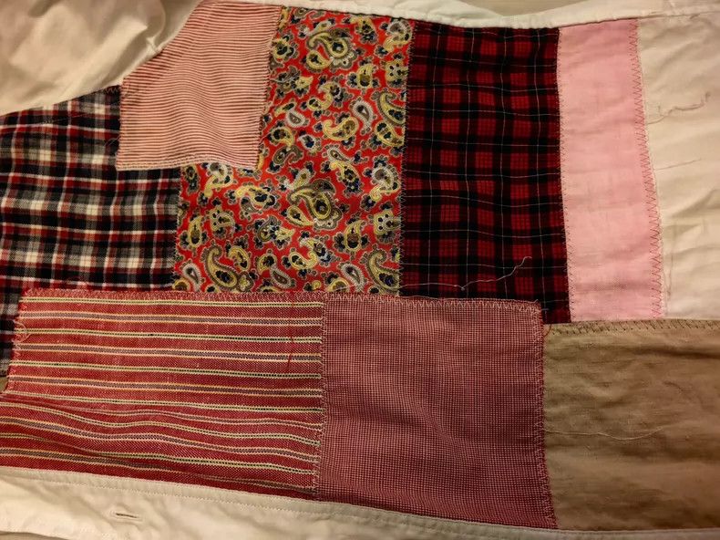 Comme des Garcons Comme Des Garcons Men's patchwork shirt Size US XL / EU 56 / 4 - 3 Thumbnail