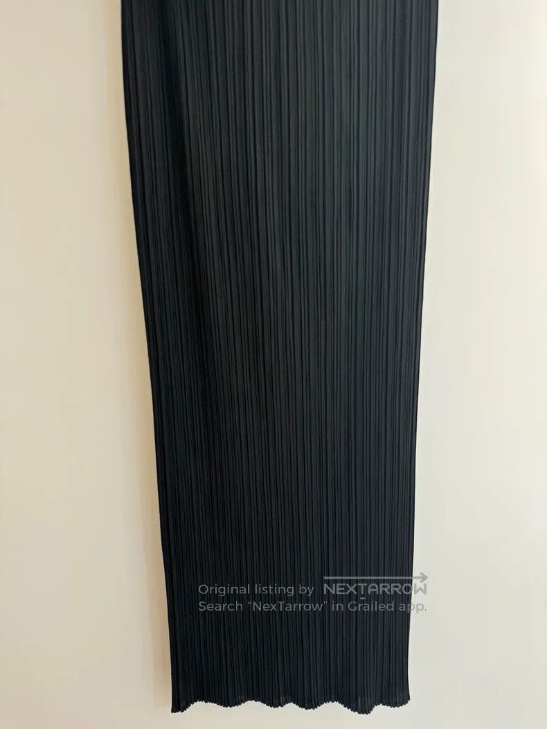 Issey Miyake Issey Miyake size:3 Straight Midi Skirt Size 22" - 5 Thumbnail