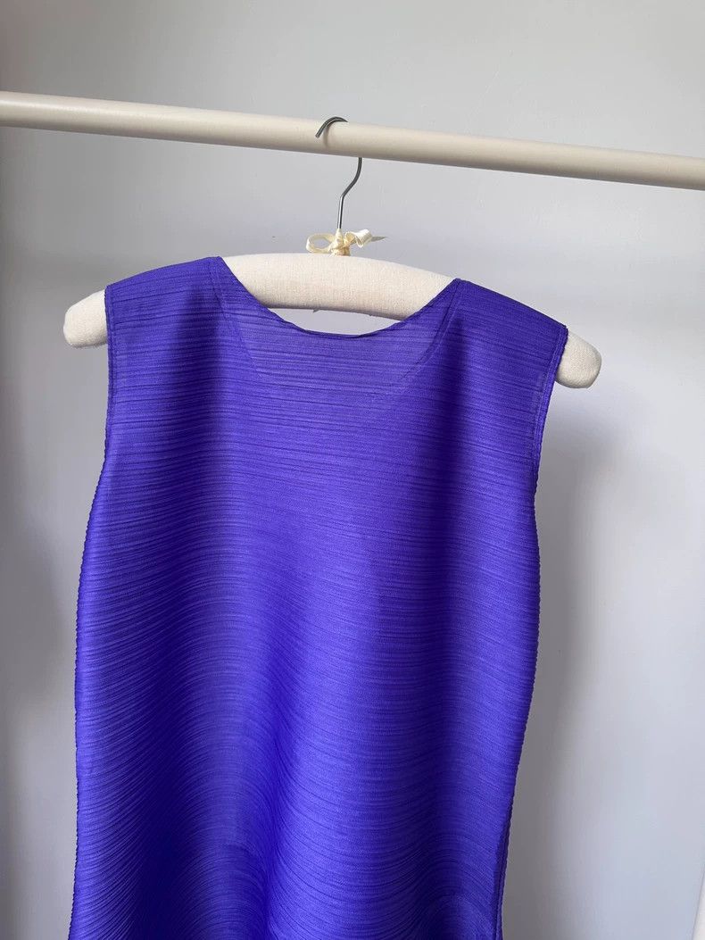 Issey Miyake Issey Miyake size:3 Blue and purple horizontal stripe spri Size XS / US 0-2 / IT 36-38 - 6 Thumbnail