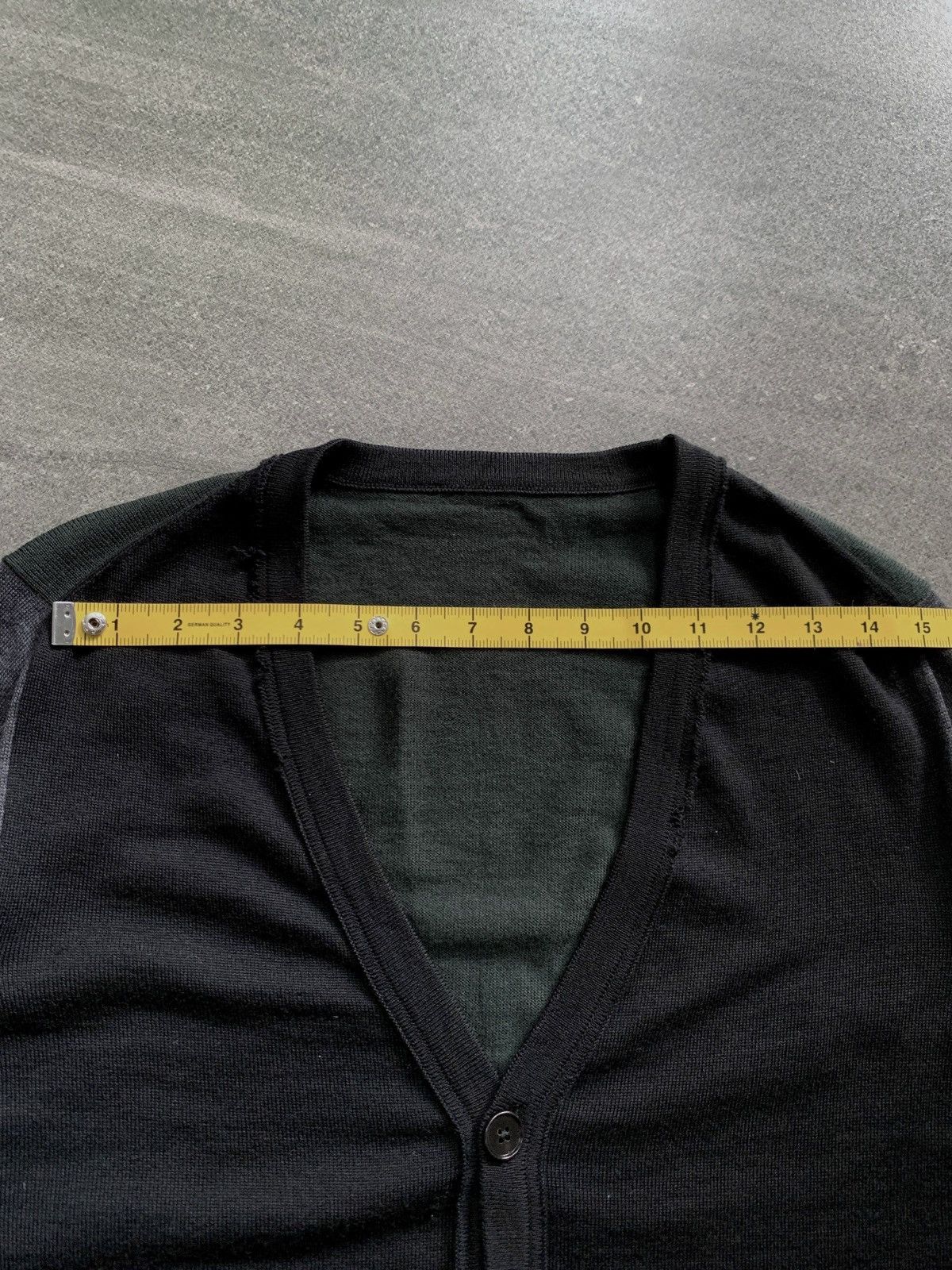 Maison Margiela FREE TAX! Two Tone Double Pocket Cardigan Size US M / EU 48-50 / 2 - 10 Thumbnail