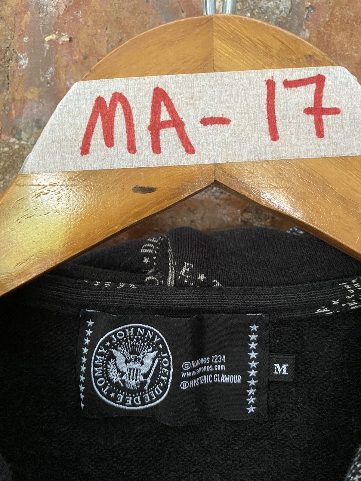 Hysteric Glamour × The Rolling Stones 2000s HG x Ramones full print hoodie Size US S / EU 44-46 / 1 - 11 Thumbnail