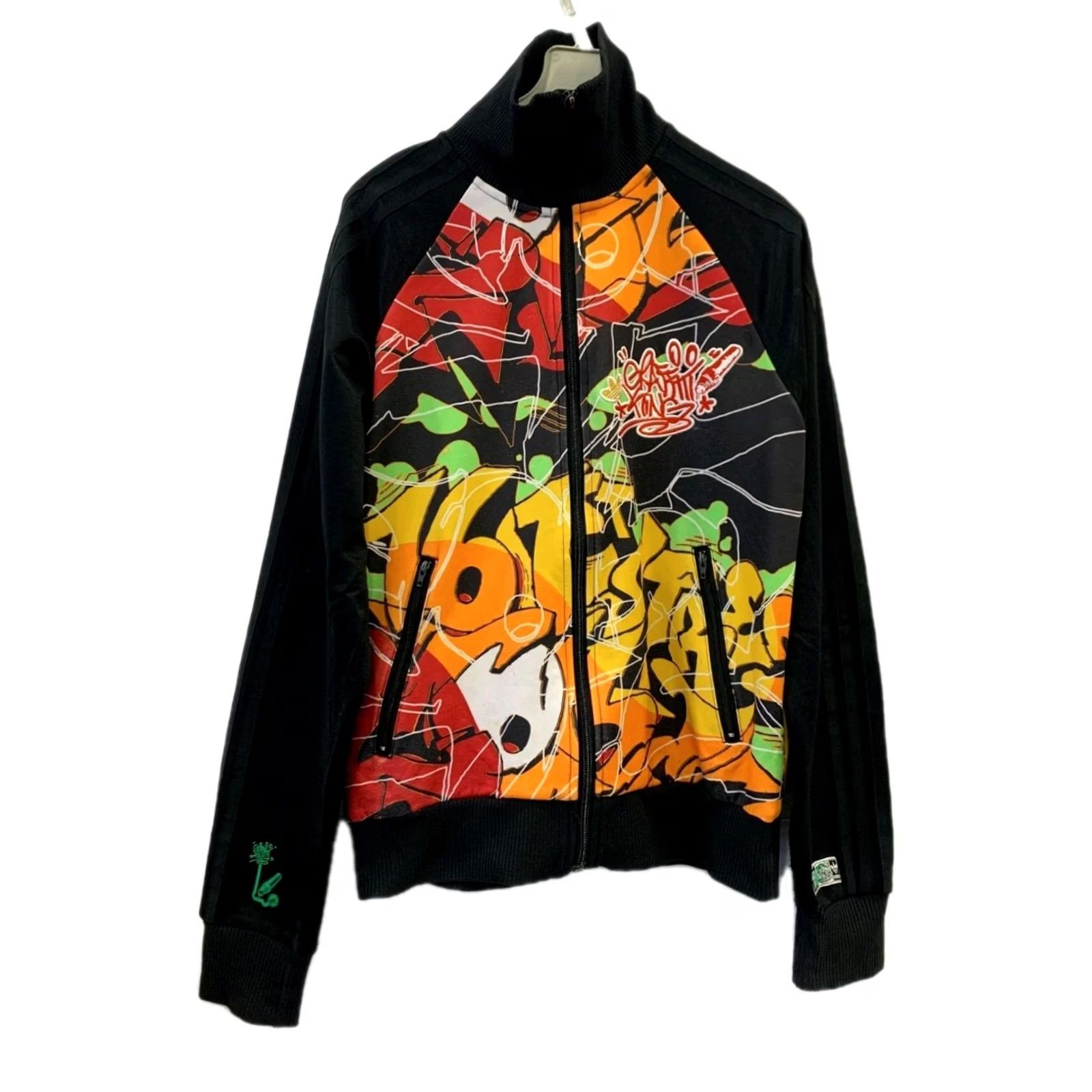 Adidas Adidas Originals Graffiti Track Jacket S Black Multicolor Full Zip Graffiti Edition Men Women Unisex Adults Size S Size US S / EU 44-46 / 1 - 2 Thumbnail