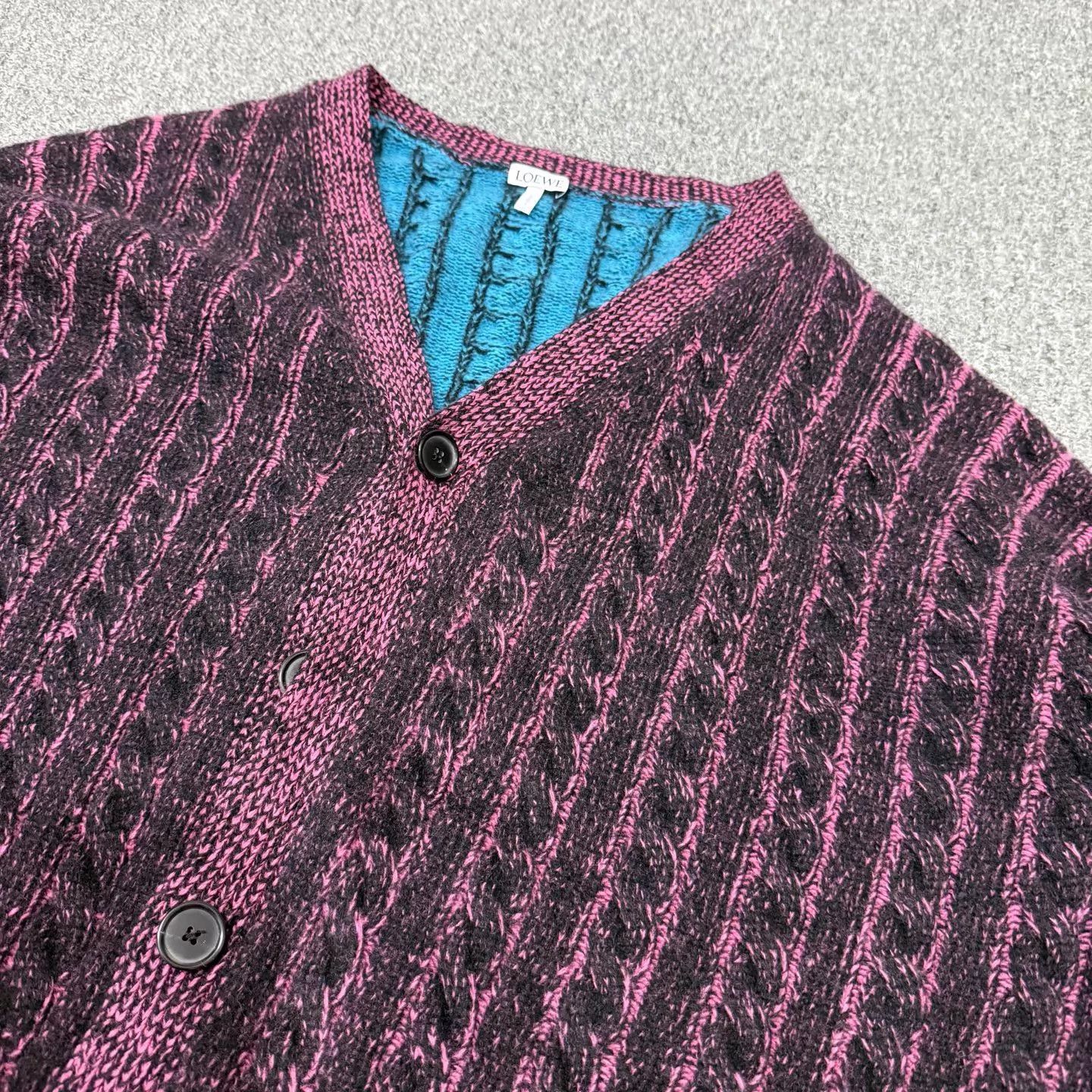 Loewe Loewe Color Blocked Knit Cardigan Women's XS 99 New Size XS / US 0-2 / IT 36-38 - 3 Thumbnail