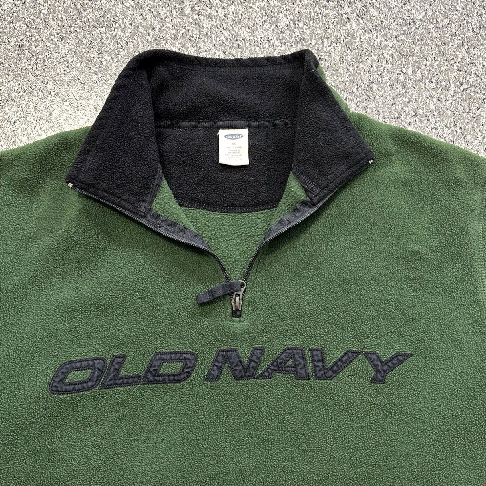 Old Navy VINTAGE Old Navy 1/4 Zip Pullover Mens XL Outdoor Green Fleece Sweatshirt Shirt Mens XL Green Pullover 1/4 Zip Classic Outdoor Size US XL / EU 56 / 4 - 2 Thumbnail
