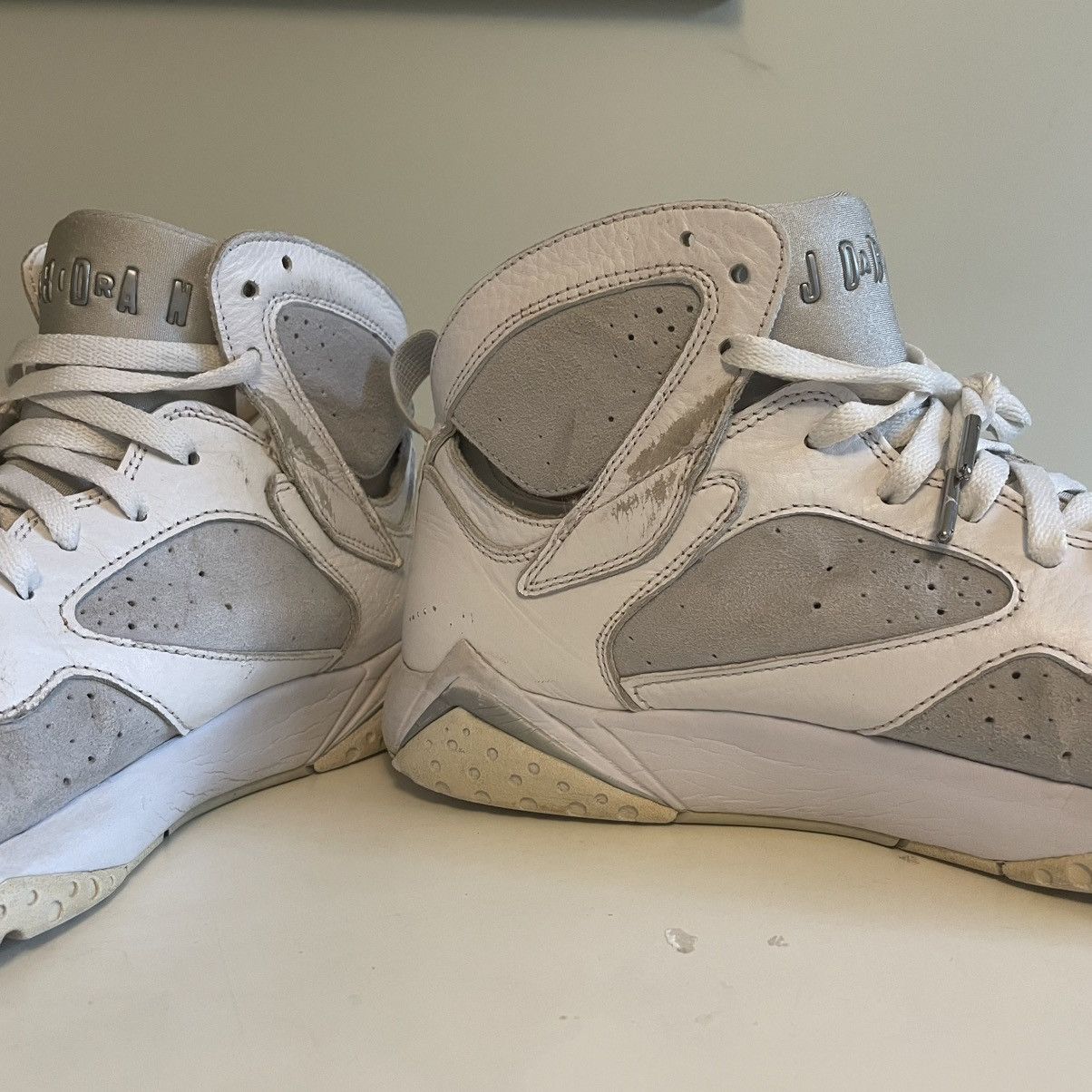 Jordan Brand Jordan 7 Platinum Pure Money Size US 10.5 / EU 43-44 - 3 Thumbnail