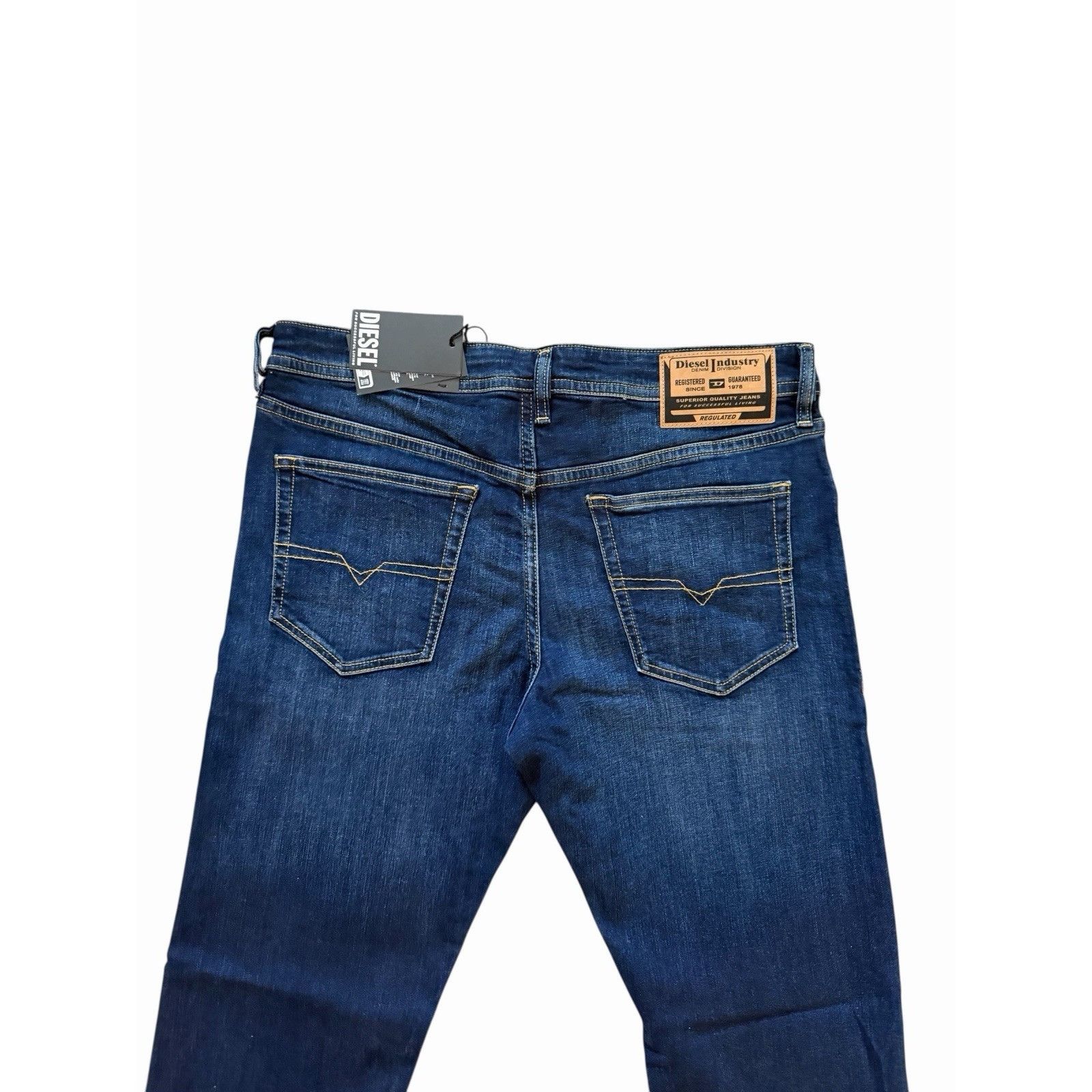 Diesel Diesel Mens Buster Tapered Jeans RB062 Blue $195 Size 32/32 Size US 32 / EU 48 - 3 Thumbnail