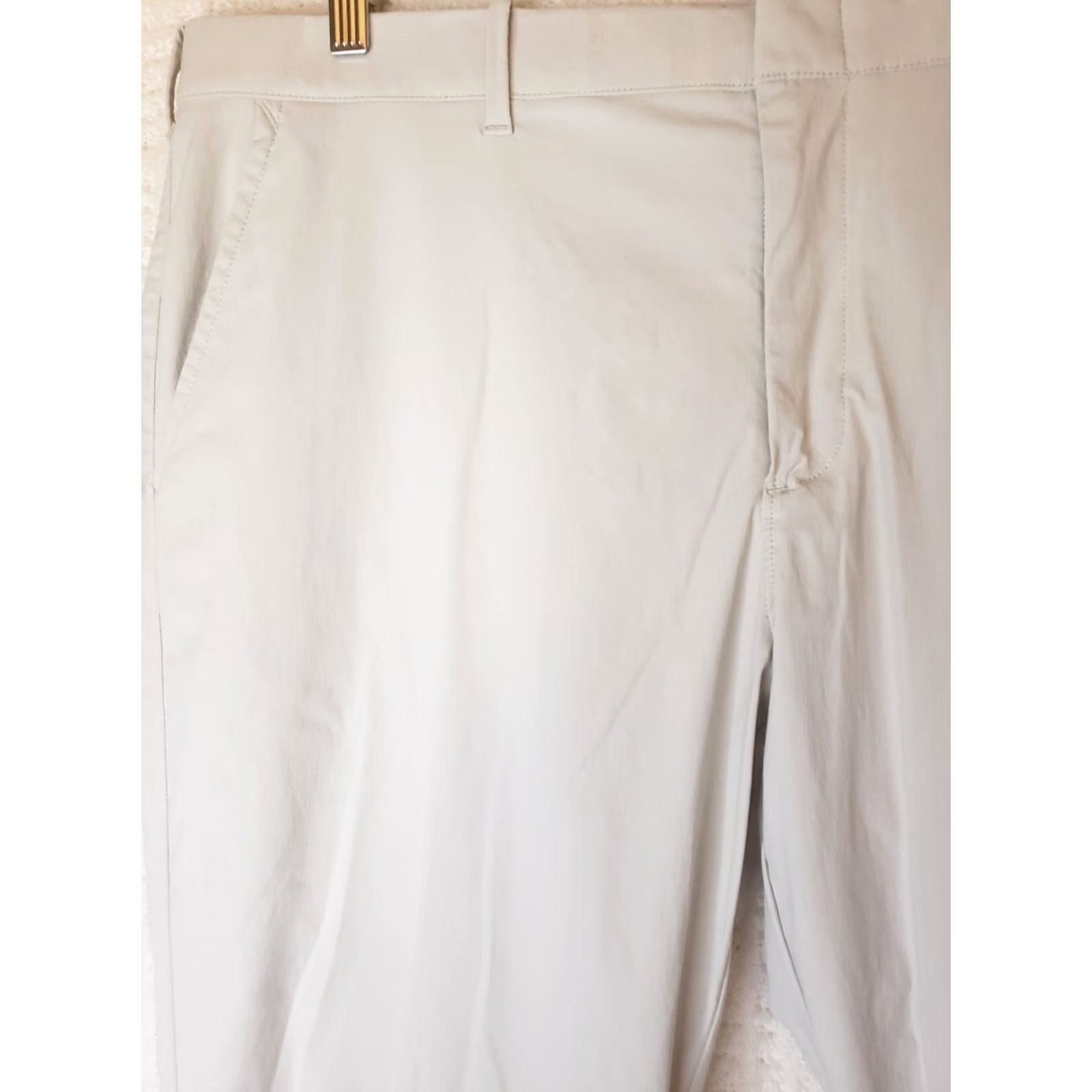 J.Crew J.CREW 770 Straight Stretch Beige Chino Nylon Pants 38 X 32 Back Zipper Pocket Mens Regular Straight Front Keyboard: No Size US 38 / EU 54 - 3 Thumbnail