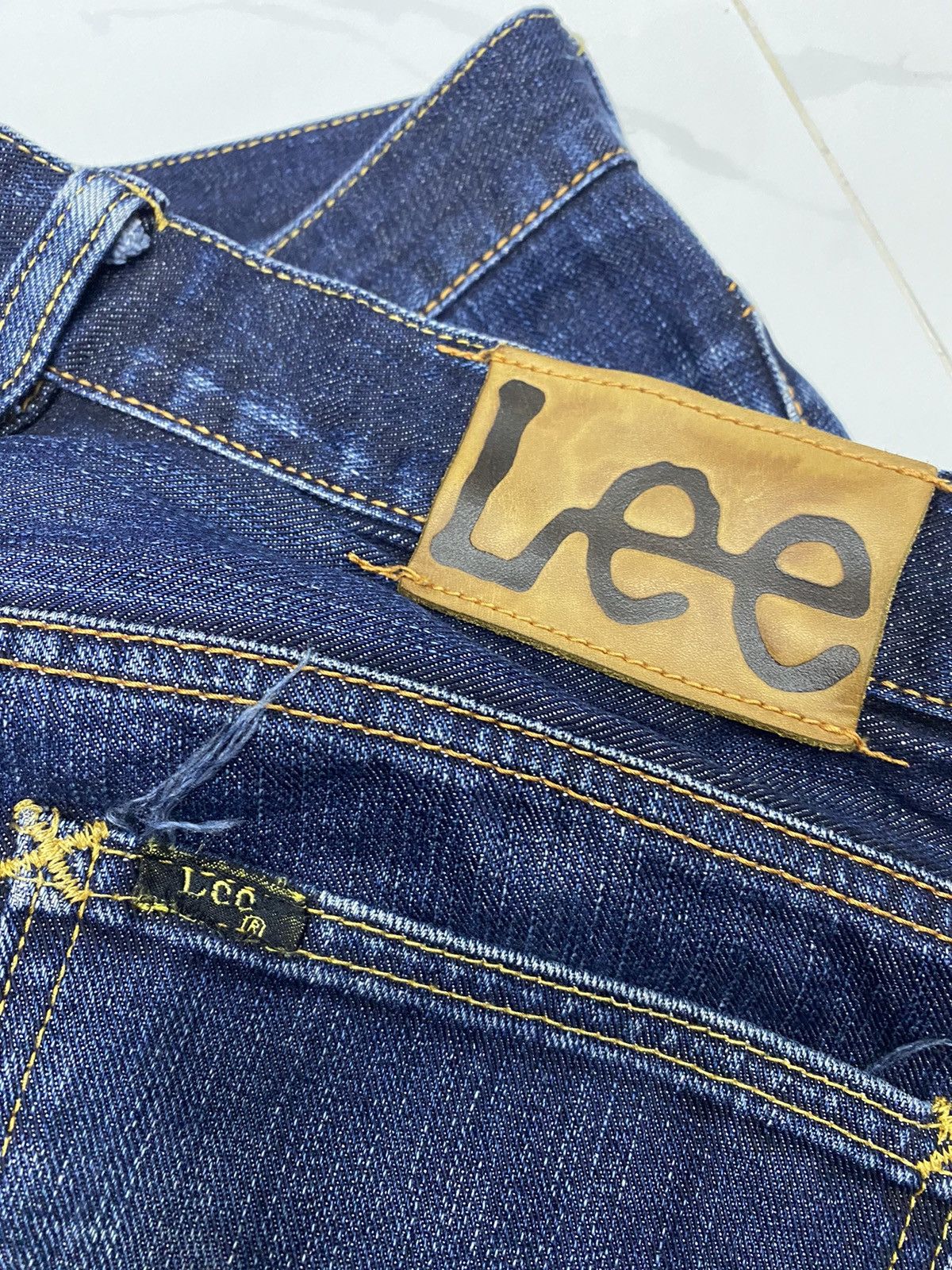 Beams Plus × Lee 🔥LEE RIDERS X BEAMS X UNION MADE DISTRESSED DENIM JEANS Size US 32 / EU 48 - 8 Thumbnail