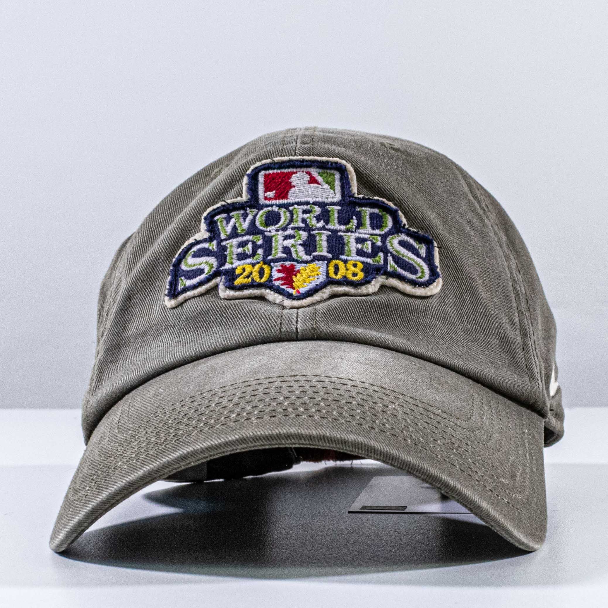 Nike MLB World Series 2008 Nike Hat Faded Strapback Dad Cap Size ONE SIZE - 2 Thumbnail
