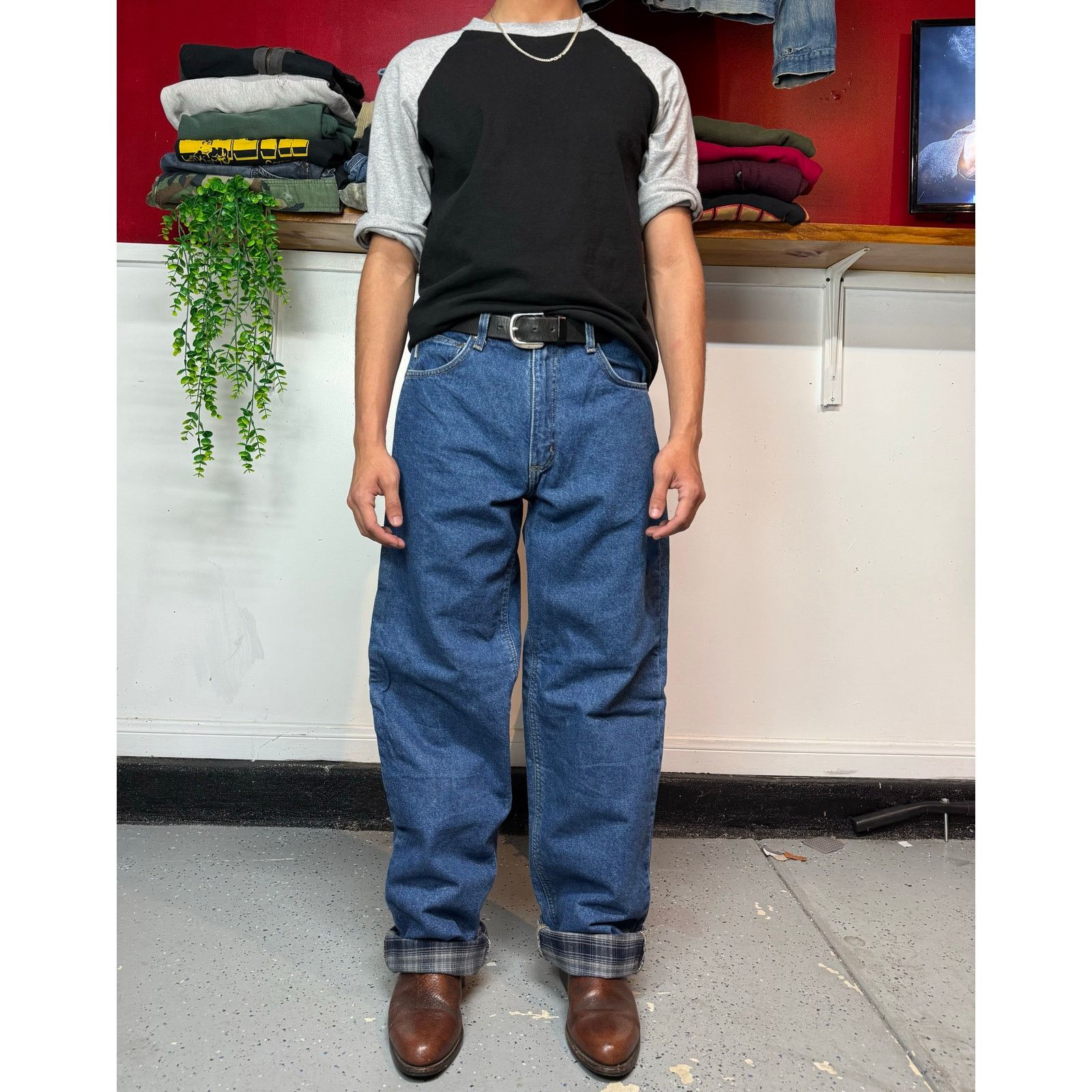 Carhartt Flannel linned Carhartt pants Size US 32 / EU 48 - 2 Thumbnail