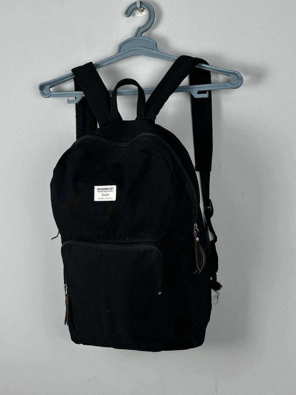 SANDQVIST Kim Ground Sandqvist Backpack Cotton Bag Black Size ONE SIZE - 2 Thumbnail