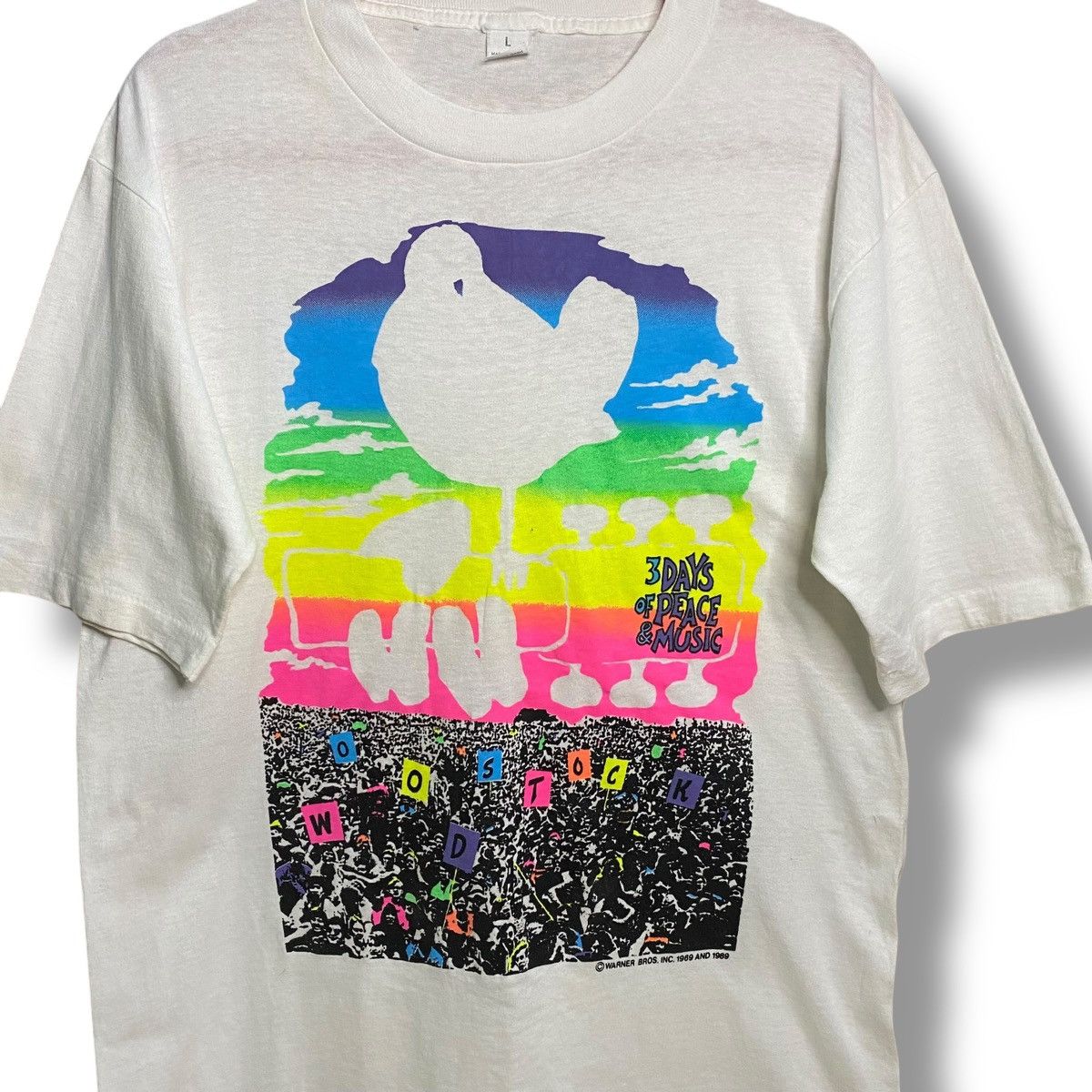 Vintage Vintage Woodstock 1989 20th Anniversary Festival Size US L / EU 52-54 / 3 - 2 Thumbnail