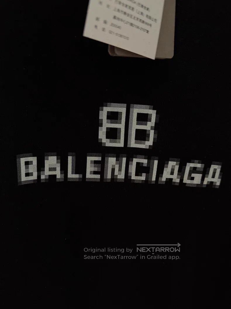 Balenciaga Balenciaga Mosaic logo hooded sweatshirt Size US S / EU 44-46 / 1 - 5 Thumbnail
