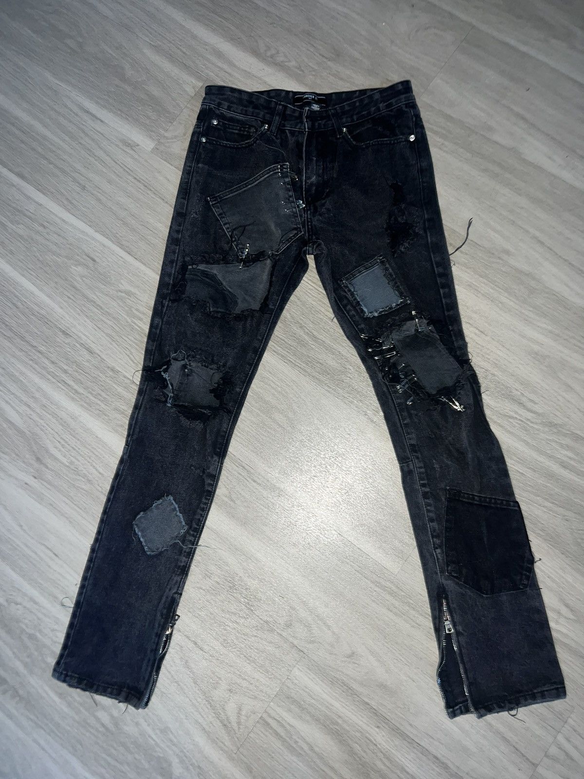 Other Punk/Opium Multi Pocket Thrash Jeans 1 of 1 Size US 29 - 8 Thumbnail