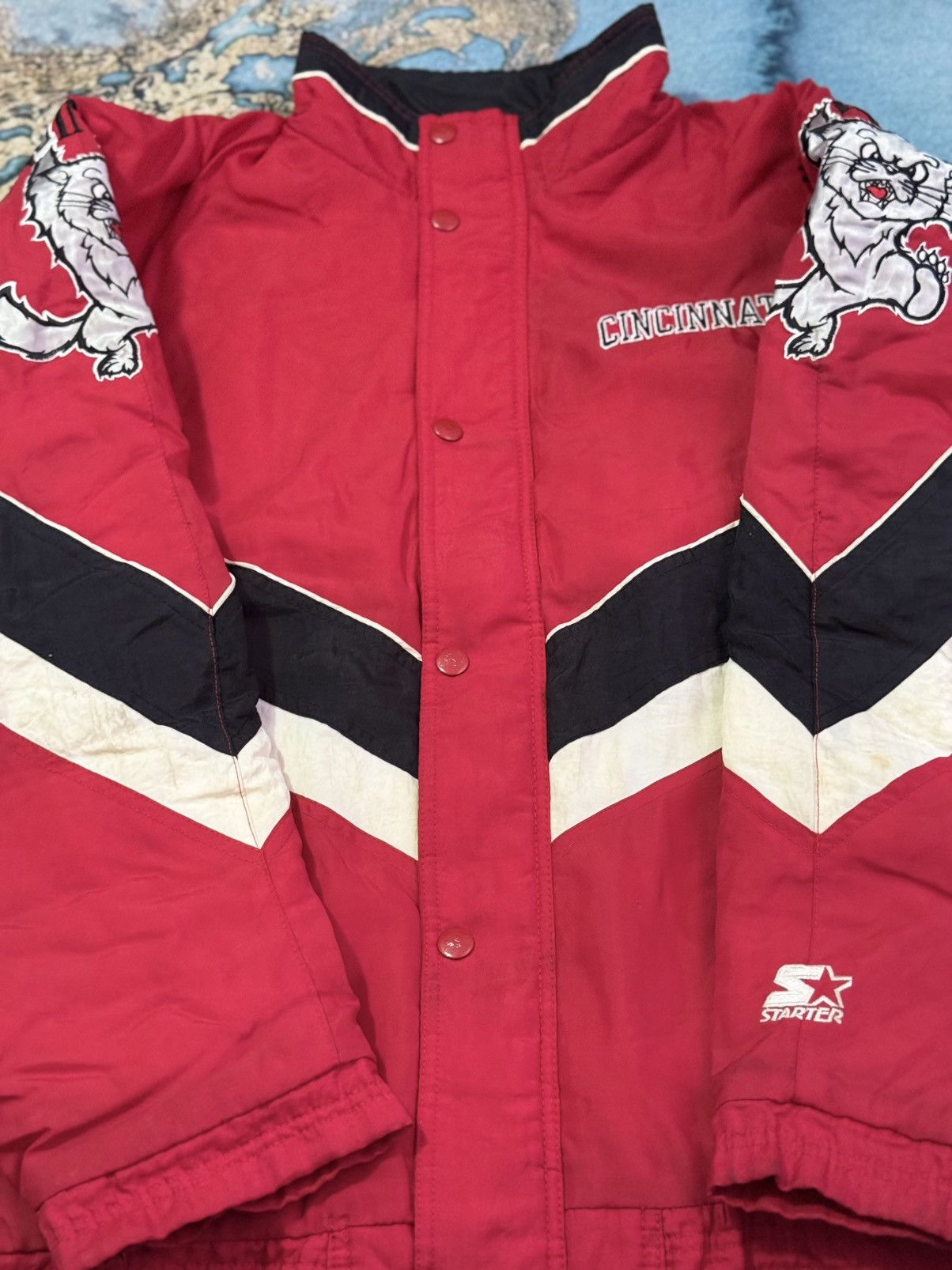 Starter Cincinnati Bearcats Starter Jacket Size US XL / EU 56 / 4 - 1 Thumbnail
