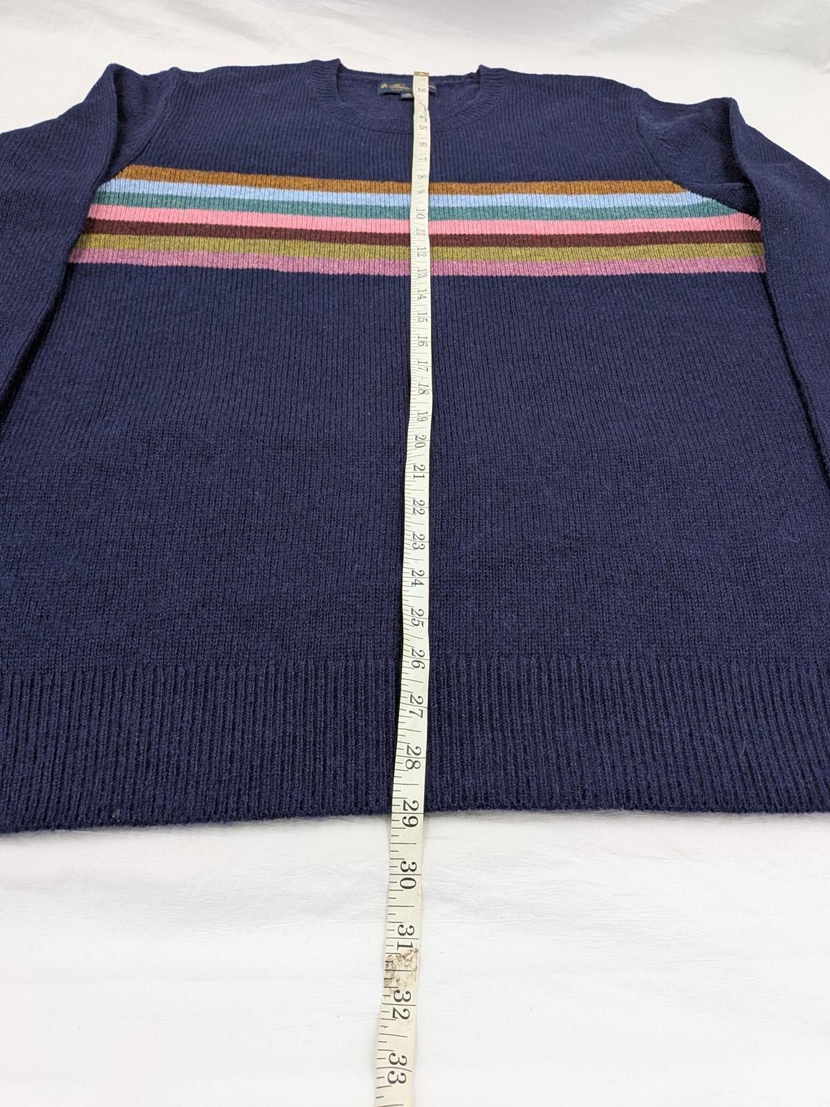 Brooks Brothers Brooks Brothers XL Purple Striped Sweater - Depilled MINT Size US XL / EU 56 / 4 - 7 Thumbnail