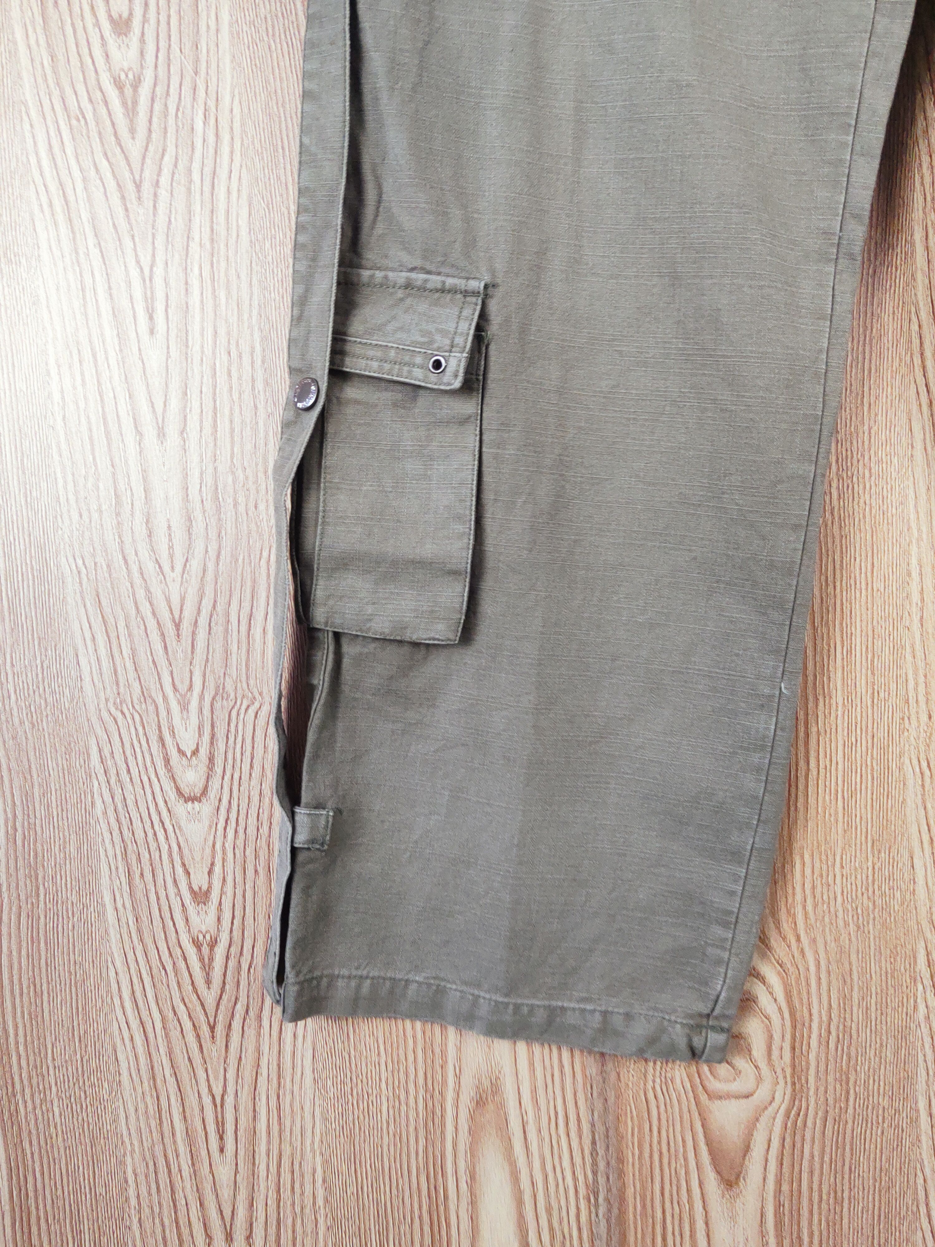 Japanese Brand Countdown Olive utility punk Multipocket Cargo Pants #W074 Size US 31 - 4 Thumbnail