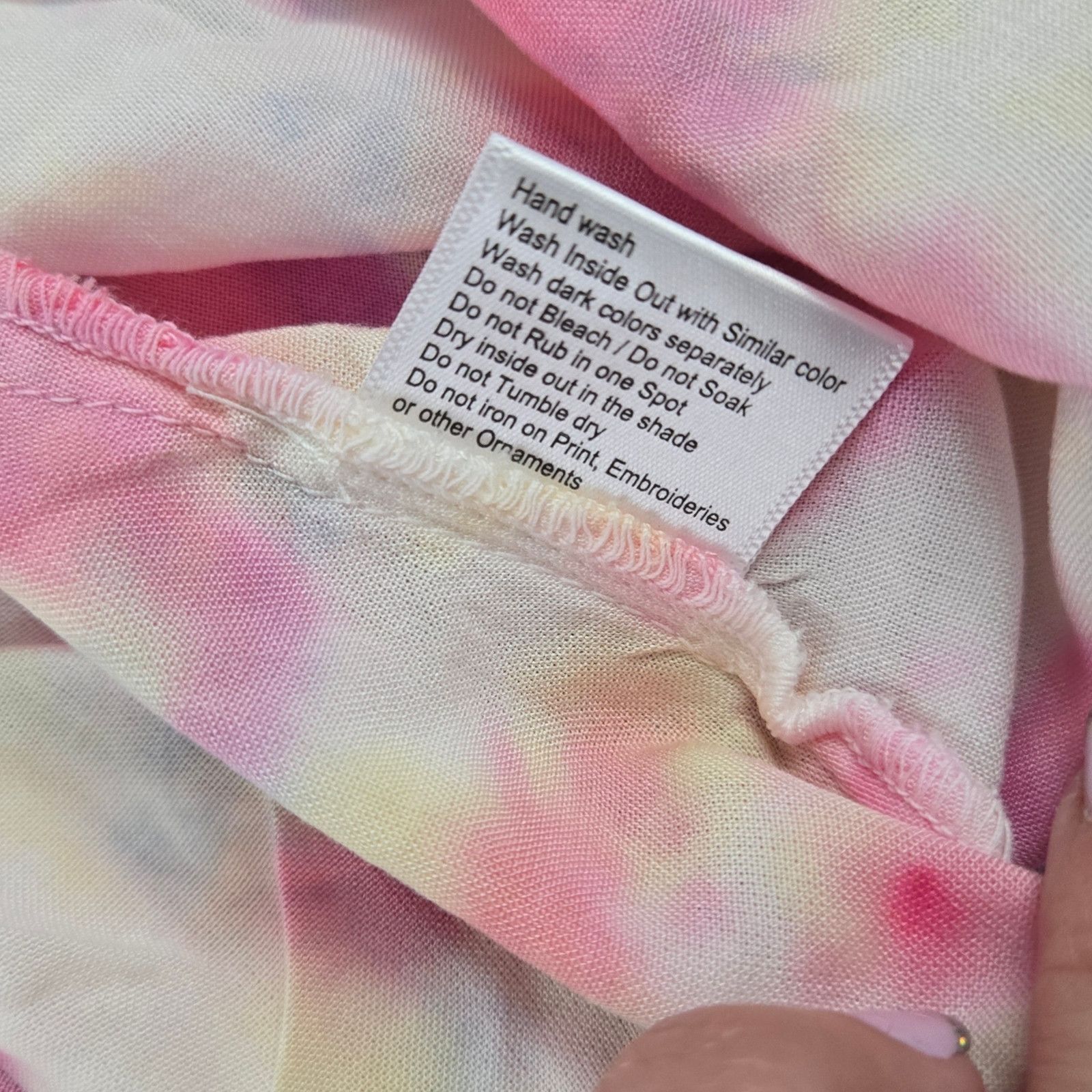 Other Pink White Tie Dye Off the Shoulder Dress Size Small Size S / US 4 / IT 40 - 11 Thumbnail