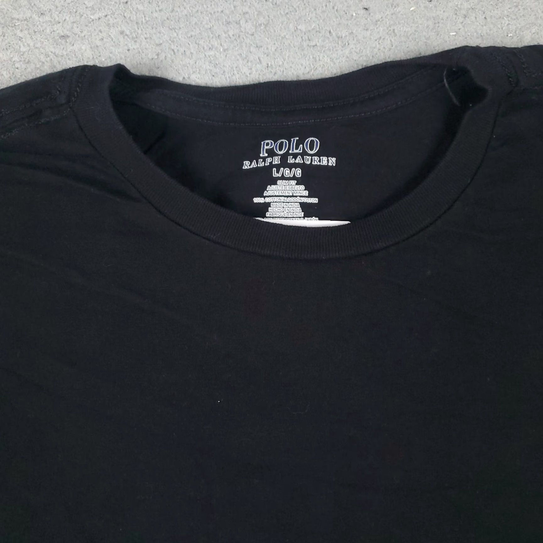 Ralph Lauren Ralph Lauren T Shirt Mens Large Black Pony Logo Crew Neck Short Sleeve Sports Leisure Cotton Short Sleeve T Shirt Mens L Black Pony Car Shirt Size US L / EU 52-54 / 3 - 2 Thumbnail