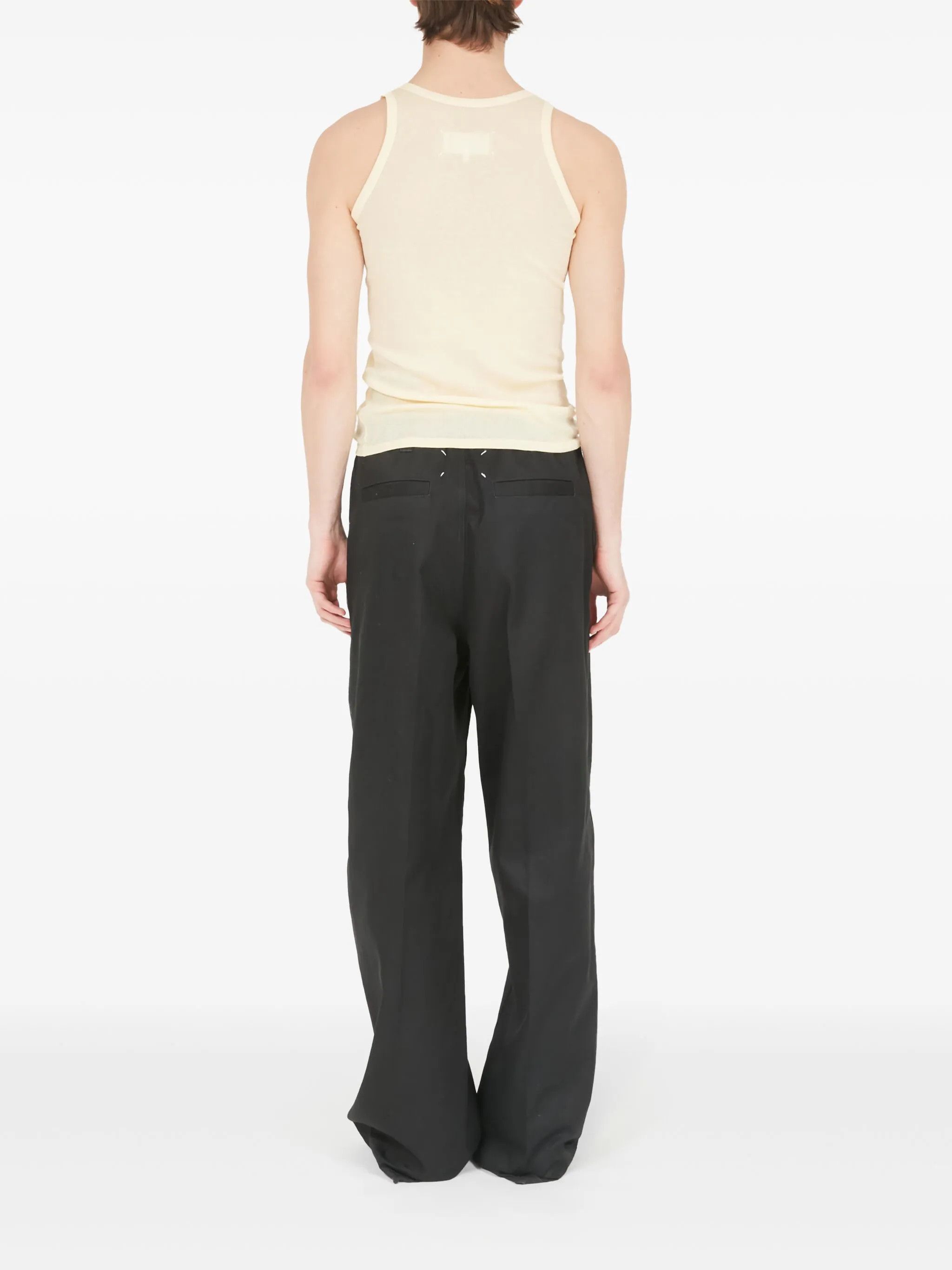 Maison Margiela oc11z0925 Round-neck Tank Top in Light Beige Size US XL / EU 56 / 4 - 4 Thumbnail