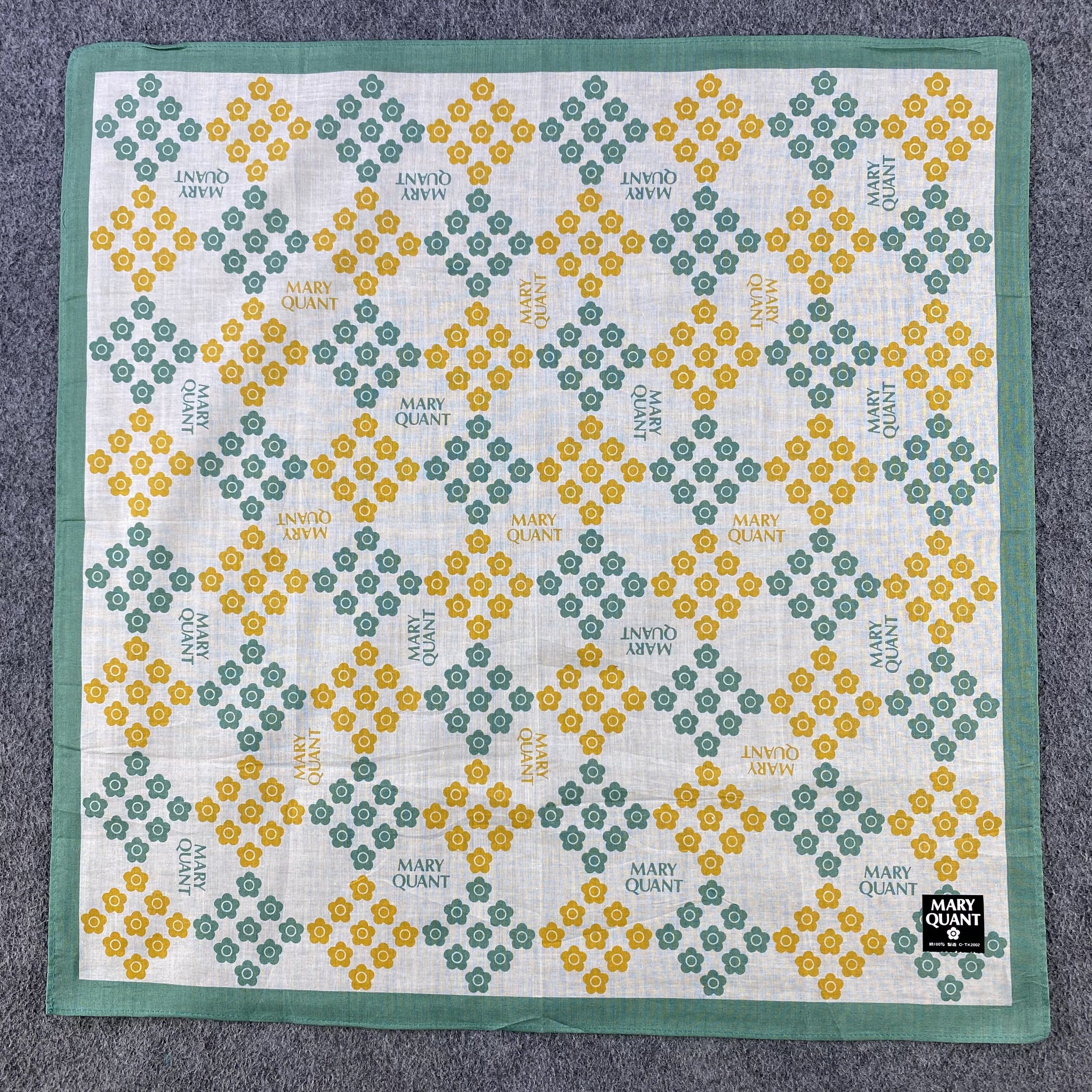 Vintage Mary Quant Handkerchief/Neckerchief/Bandana HC776 Size ONE SIZE - 1 Thumbnail