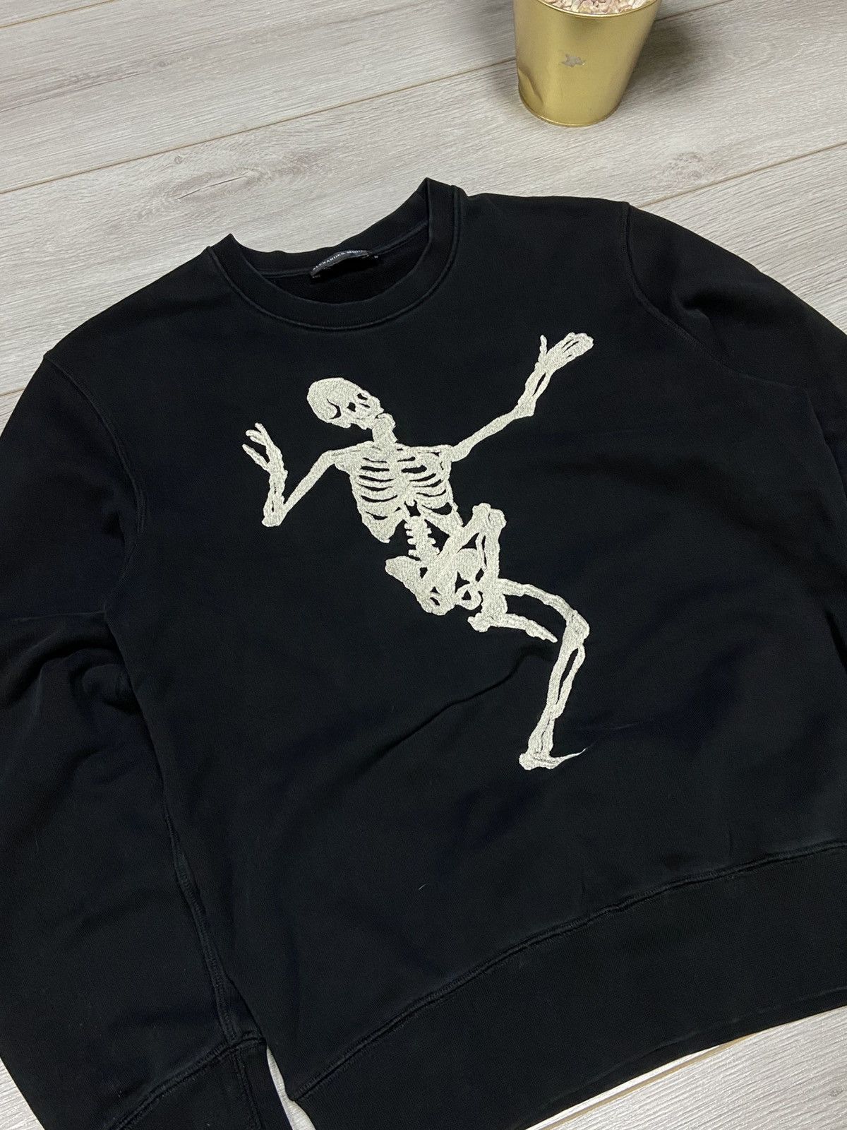 Alexander McQueen Alexander McQueen skull big logo embroidered sweatshirt Size US M / EU 48-50 / 2 - 3 Thumbnail