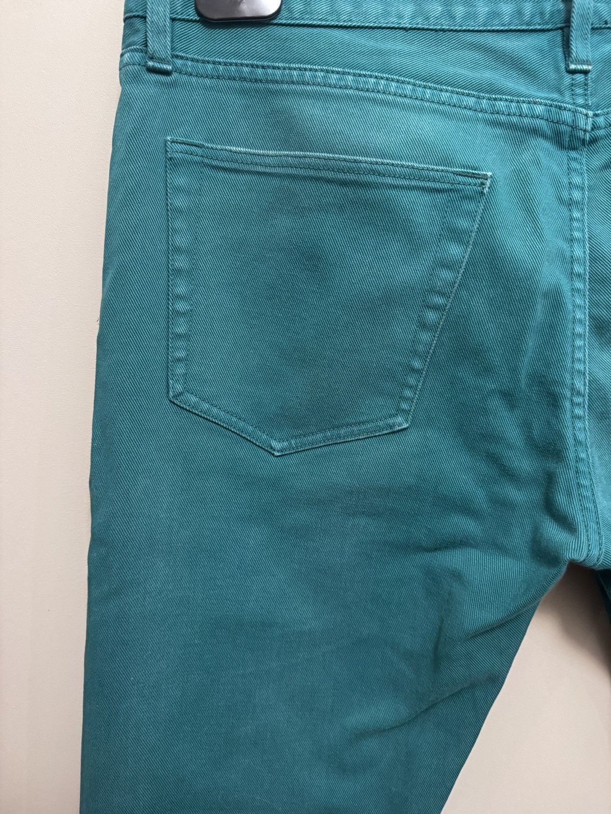 Burberry Burberry Brit Slim Fit Jeans - Teal / Emerald Green Size US 32 / EU 48 - 3 Thumbnail