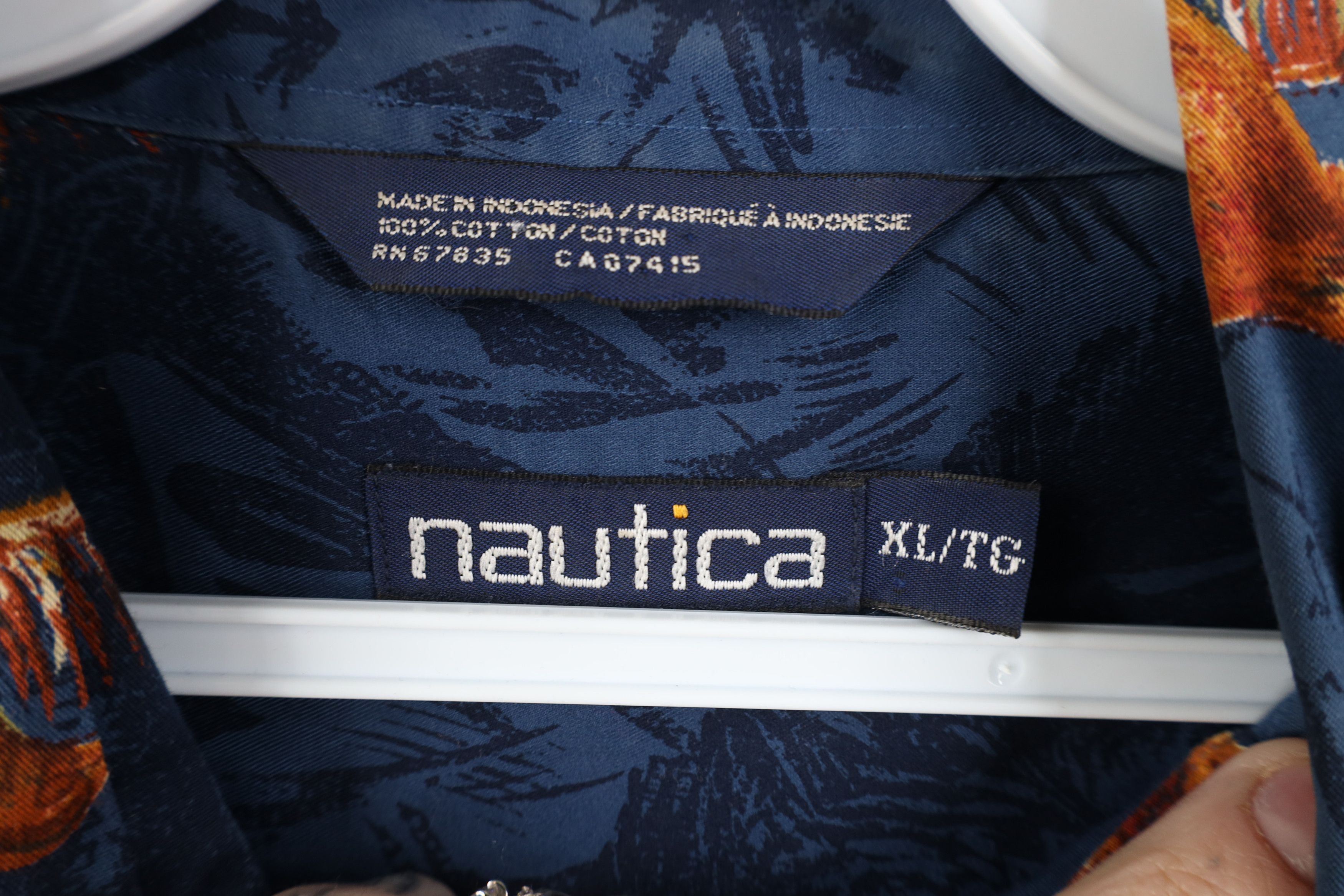 Nautica Vintage 90s Nautica Pheasant Bird All Over Print Shirt Size US XL / EU 56 / 4 - 8 Thumbnail