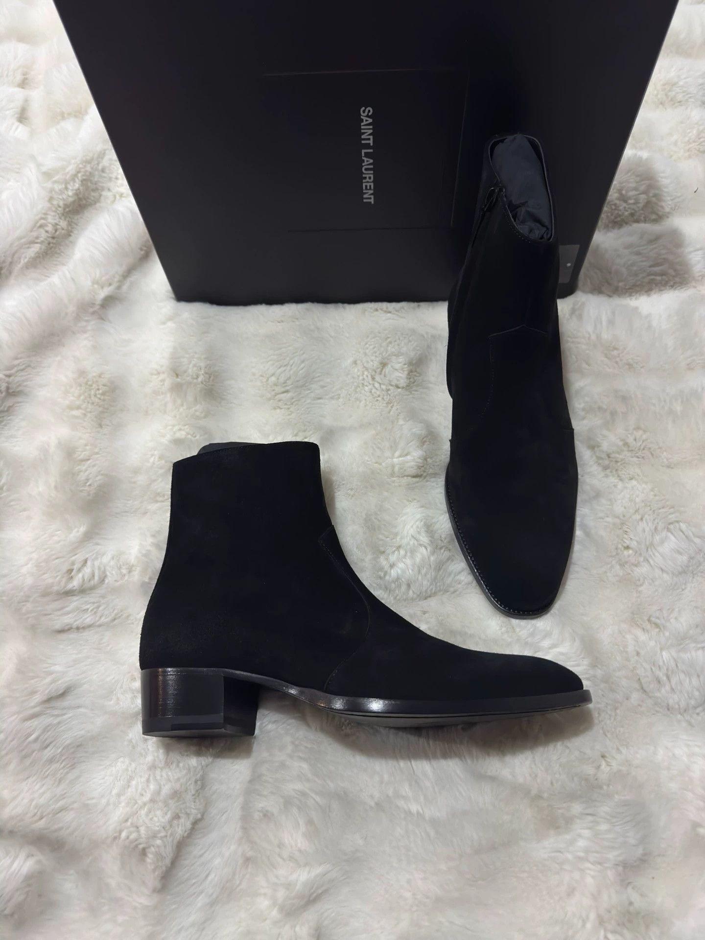 Saint Laurent Paris saint laurent paris leather boots Size US 7 / EU 40 - 3 Thumbnail